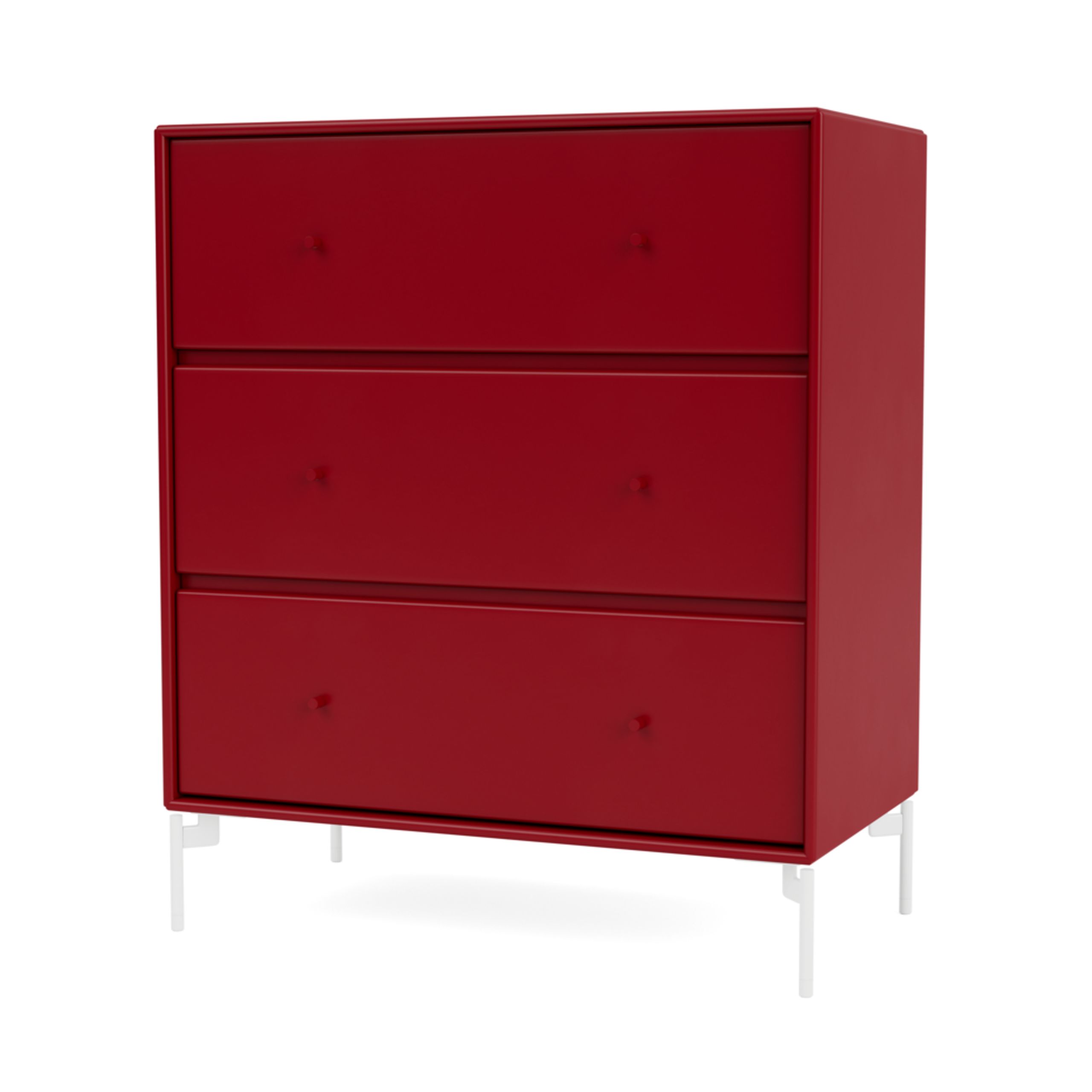 Montana - Dresser - CARRY - With white legs - Beetroot