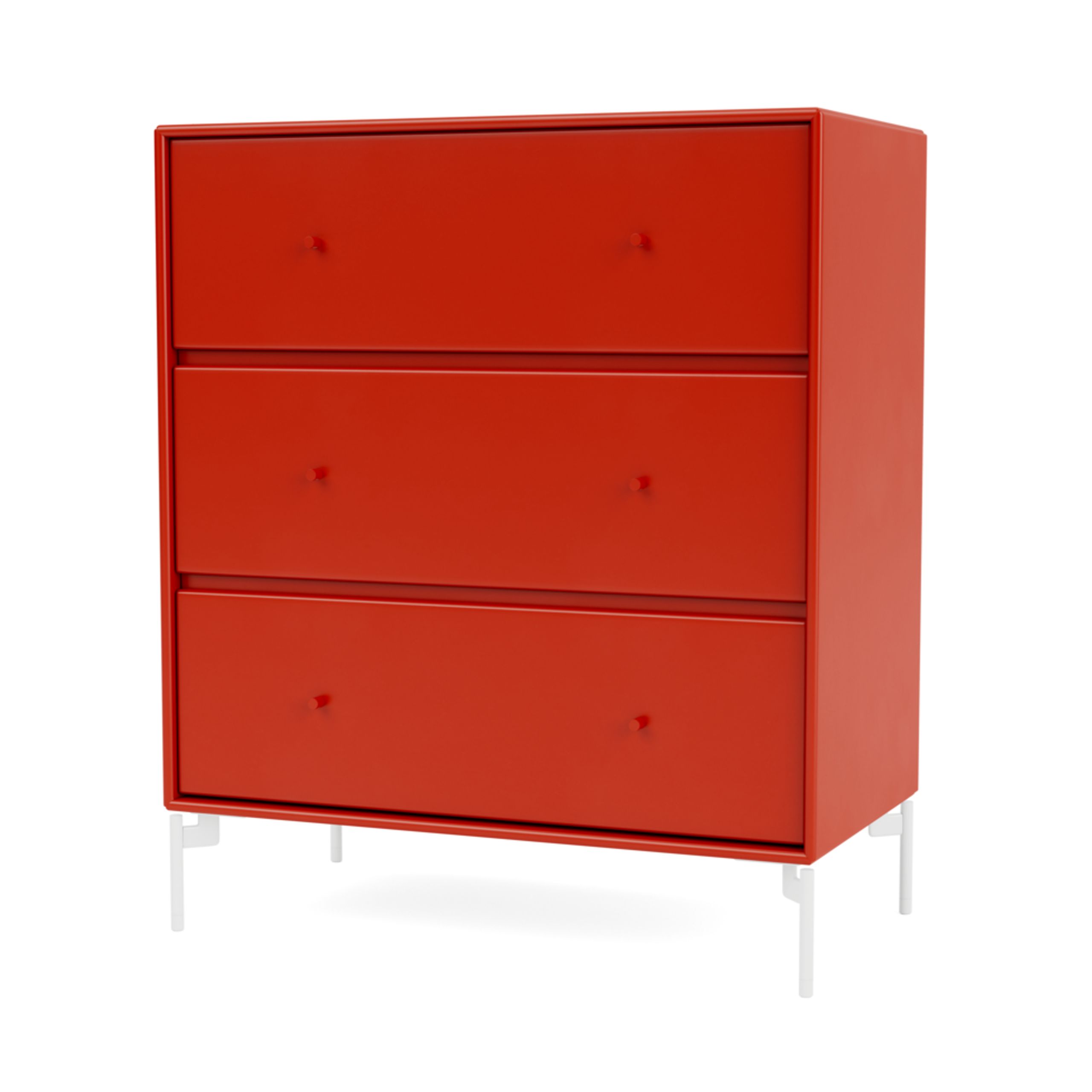 Montana - Kommode - CARRY - Med hvide ben - Rosehip