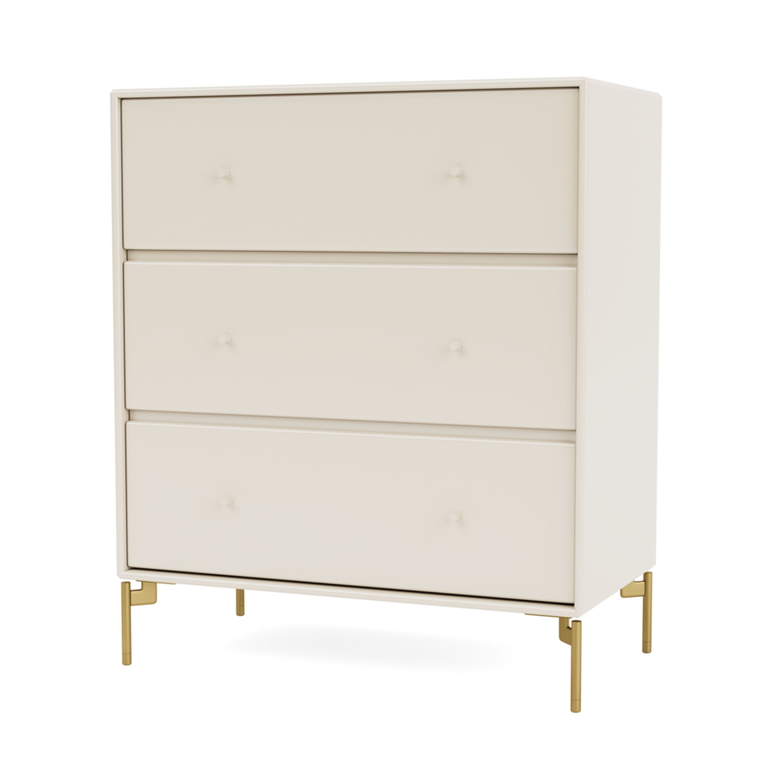 Montana - Kommode - CARRY - Med messing ben - Oat