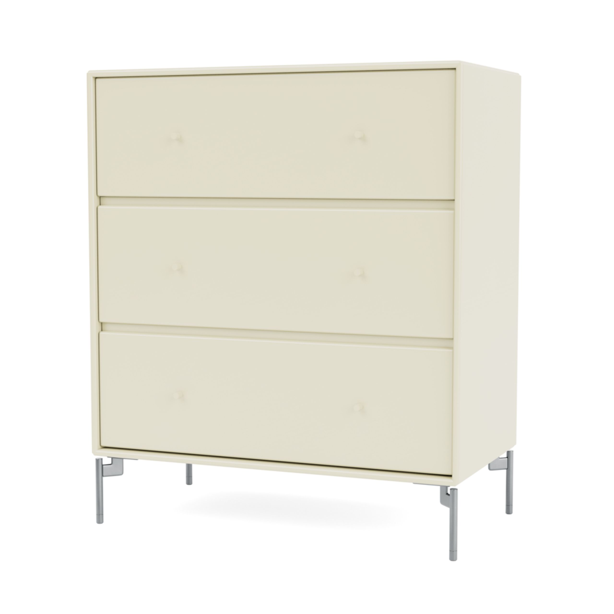Montana - Commode - CARRY - With chrome legs - Vanilla
