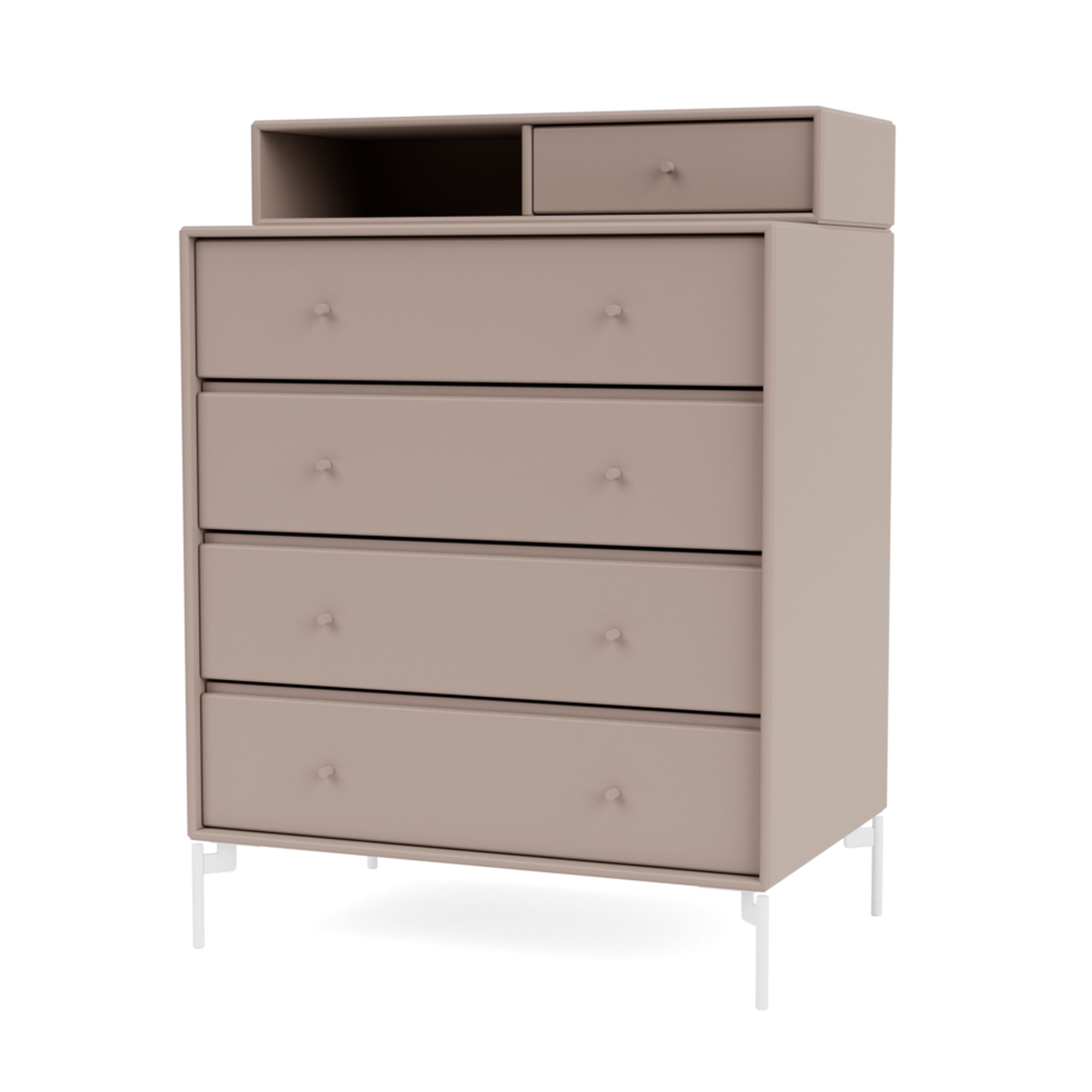 Montana - Cassettiera - KEEP - With white legs - Mushroom