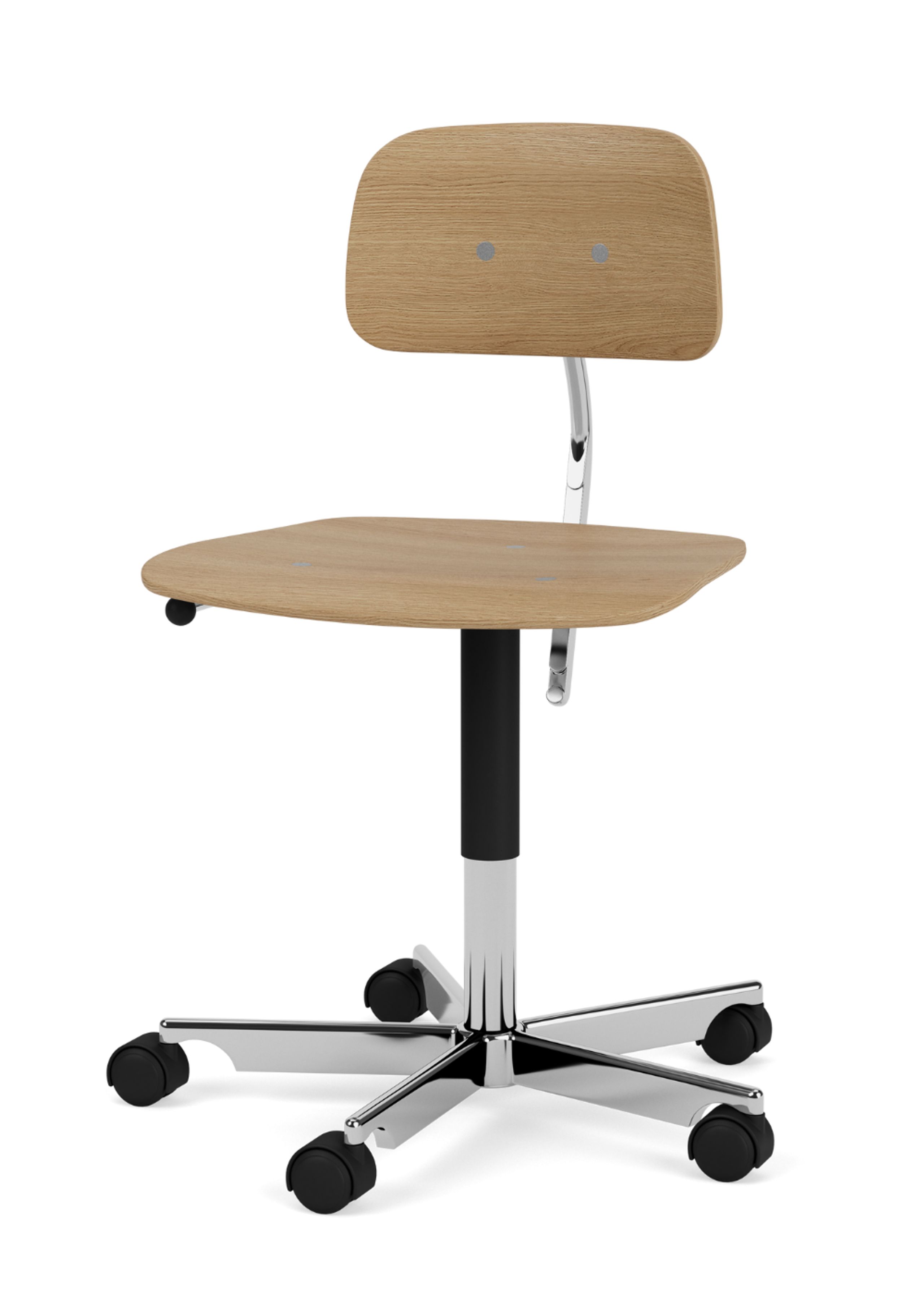 Montana - Cadeira de escritório - KEVI 2533 Office Chair - Oak / Polished Aluminium