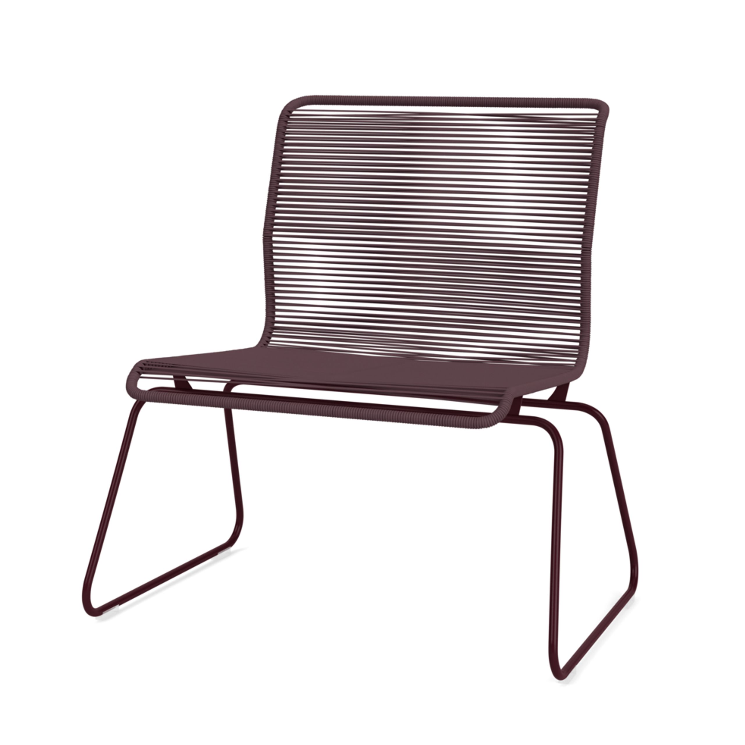 Montana - Lounge chair - Panton One Lounge Chair - Black red / Marcel