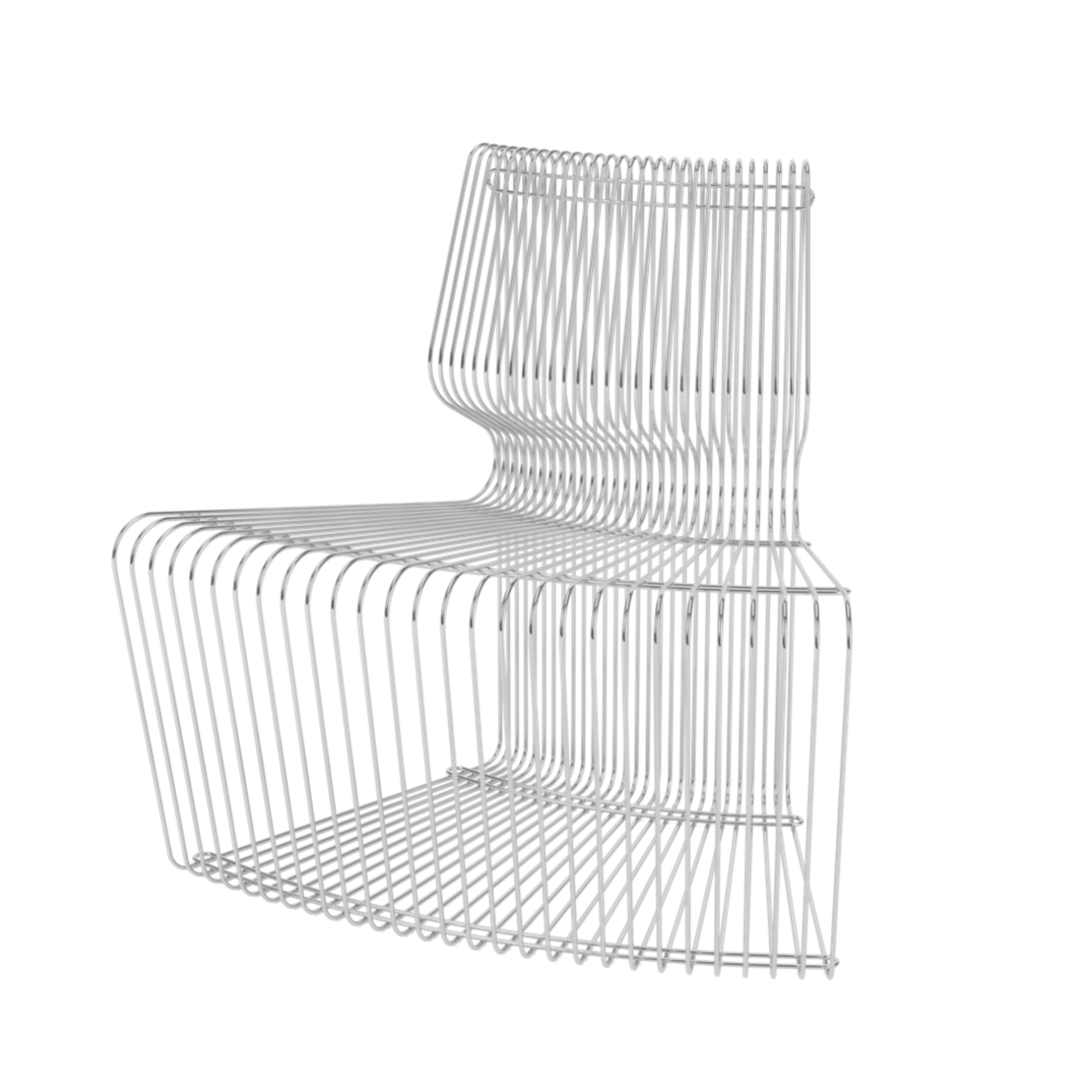 Montana - Lounge chair - Pantonova - Concave - Chrome