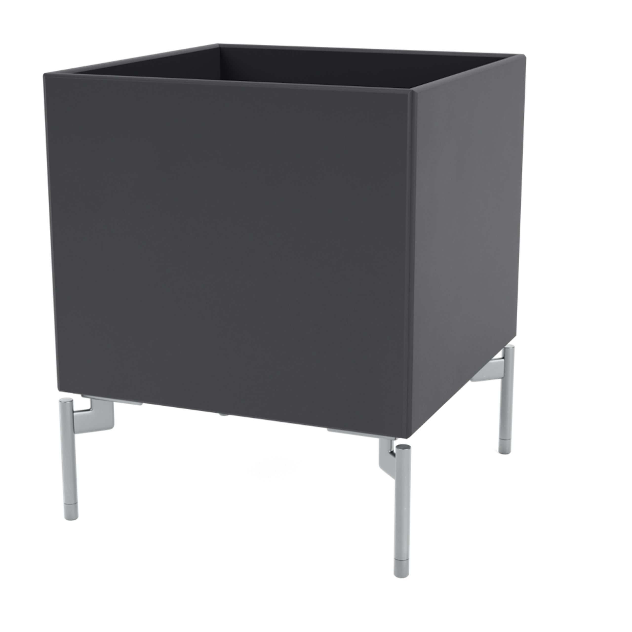 Montana - Aufbewahrungsboxen - Colour Box I – S6161 - With Chrome Legs - Anthracite