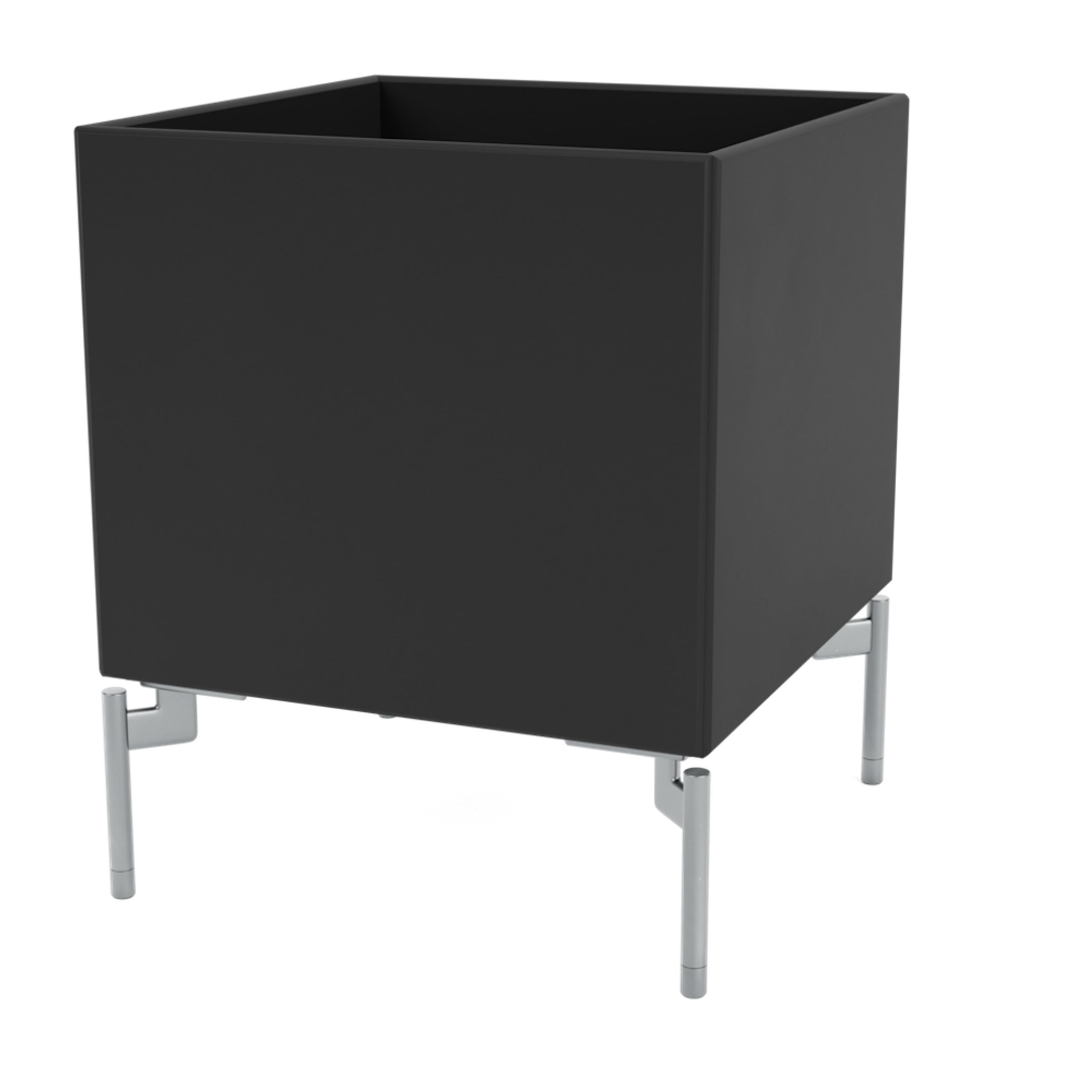 Montana - Úložné boxy - Colour Box I – S6161 - With Chrome Legs - Black