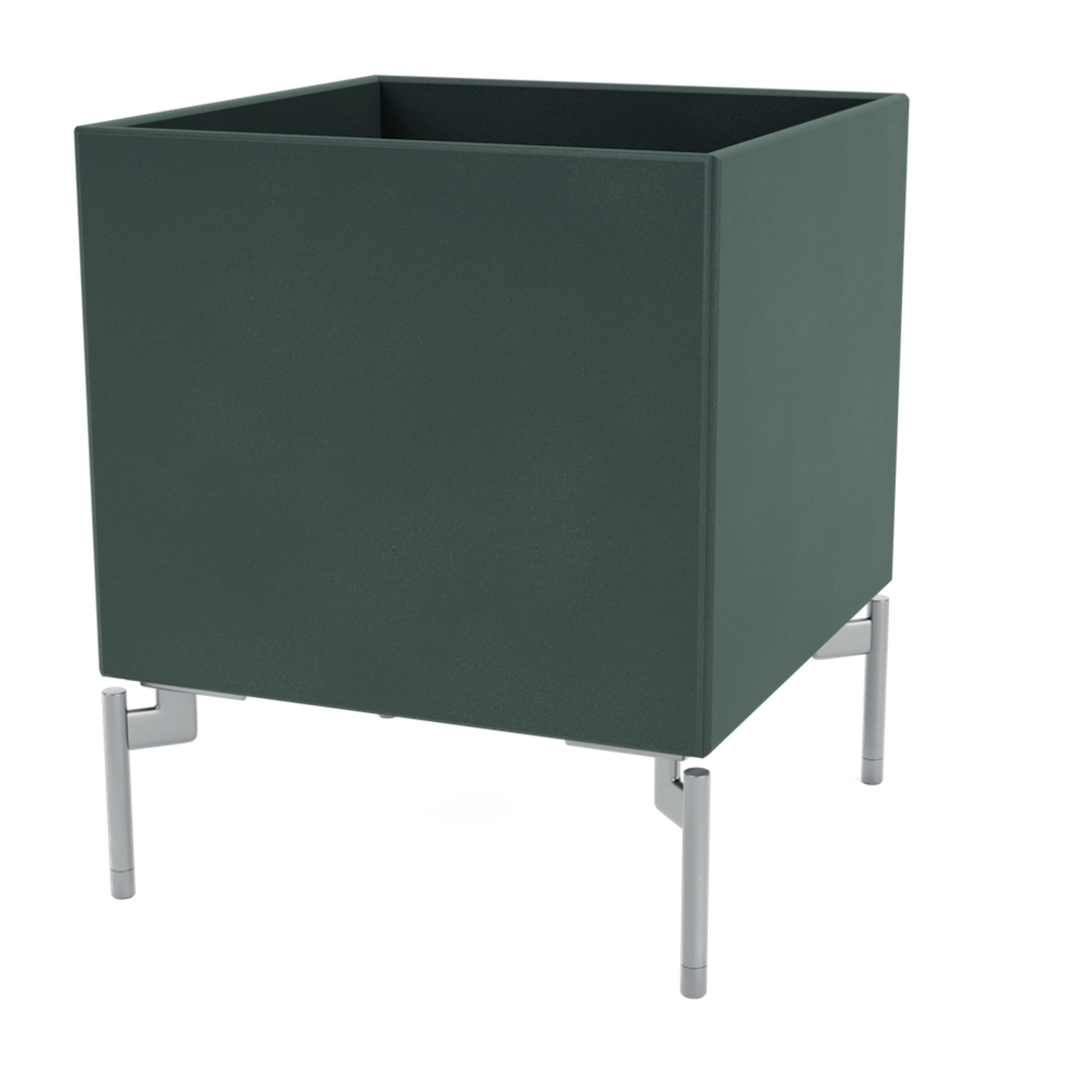 Montana - Úložné boxy - Colour Box I – S6161 - With Chrome Legs - BlackJade