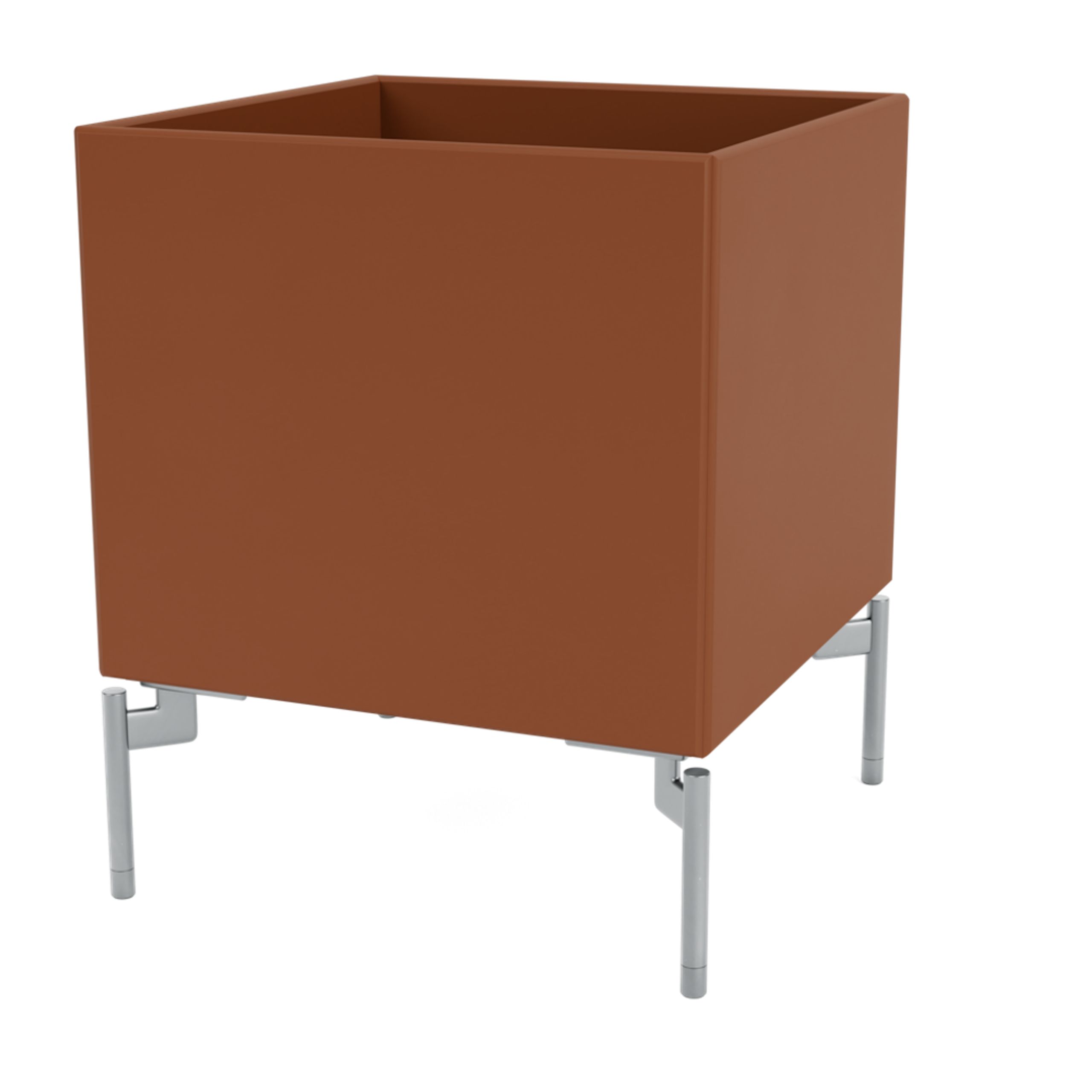 Montana - Aufbewahrungsboxen - Colour Box I – S6161 - With Chrome Legs - Hazelnut