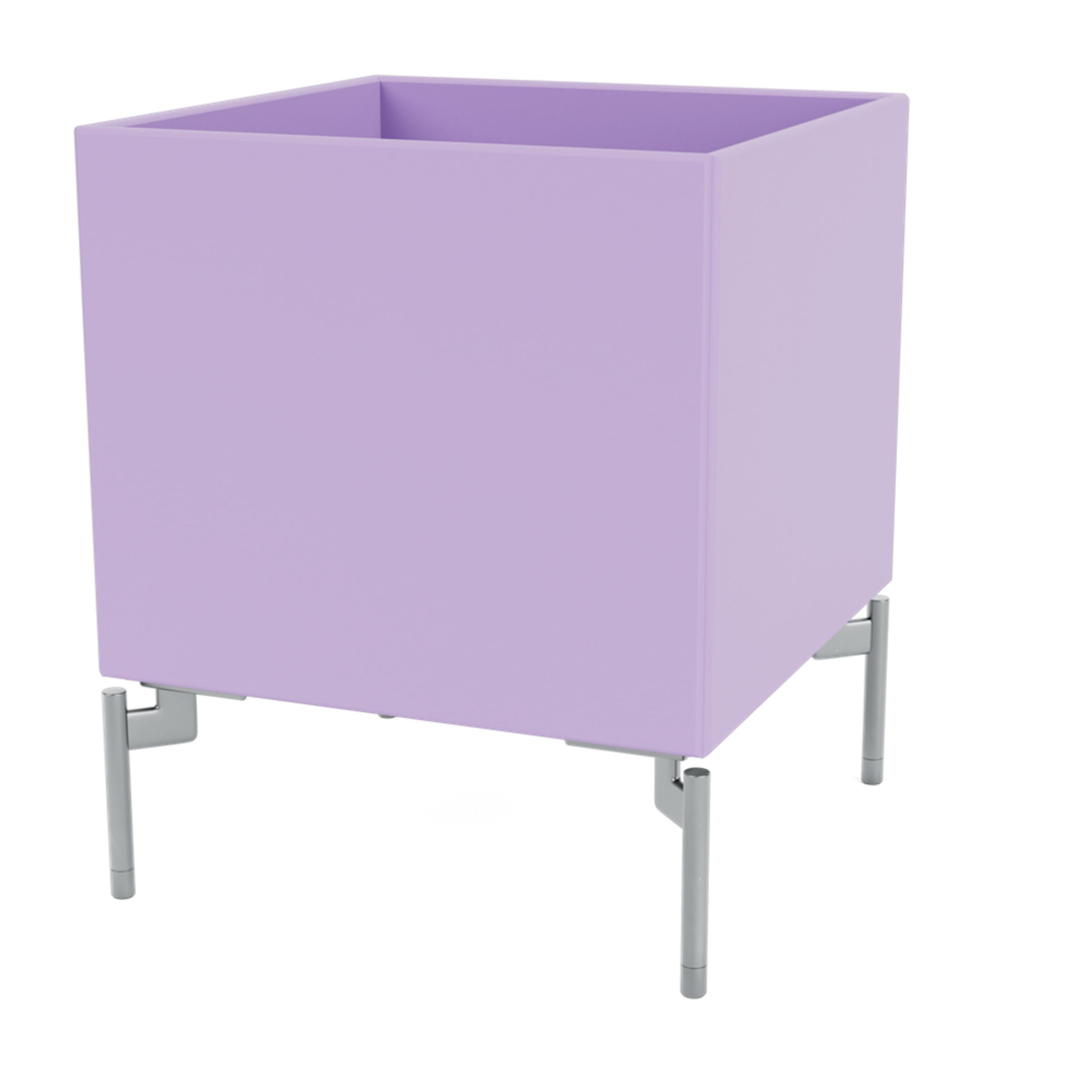 Montana - Aufbewahrungsboxen - Colour Box I – S6161 - With Chrome Legs - Iris