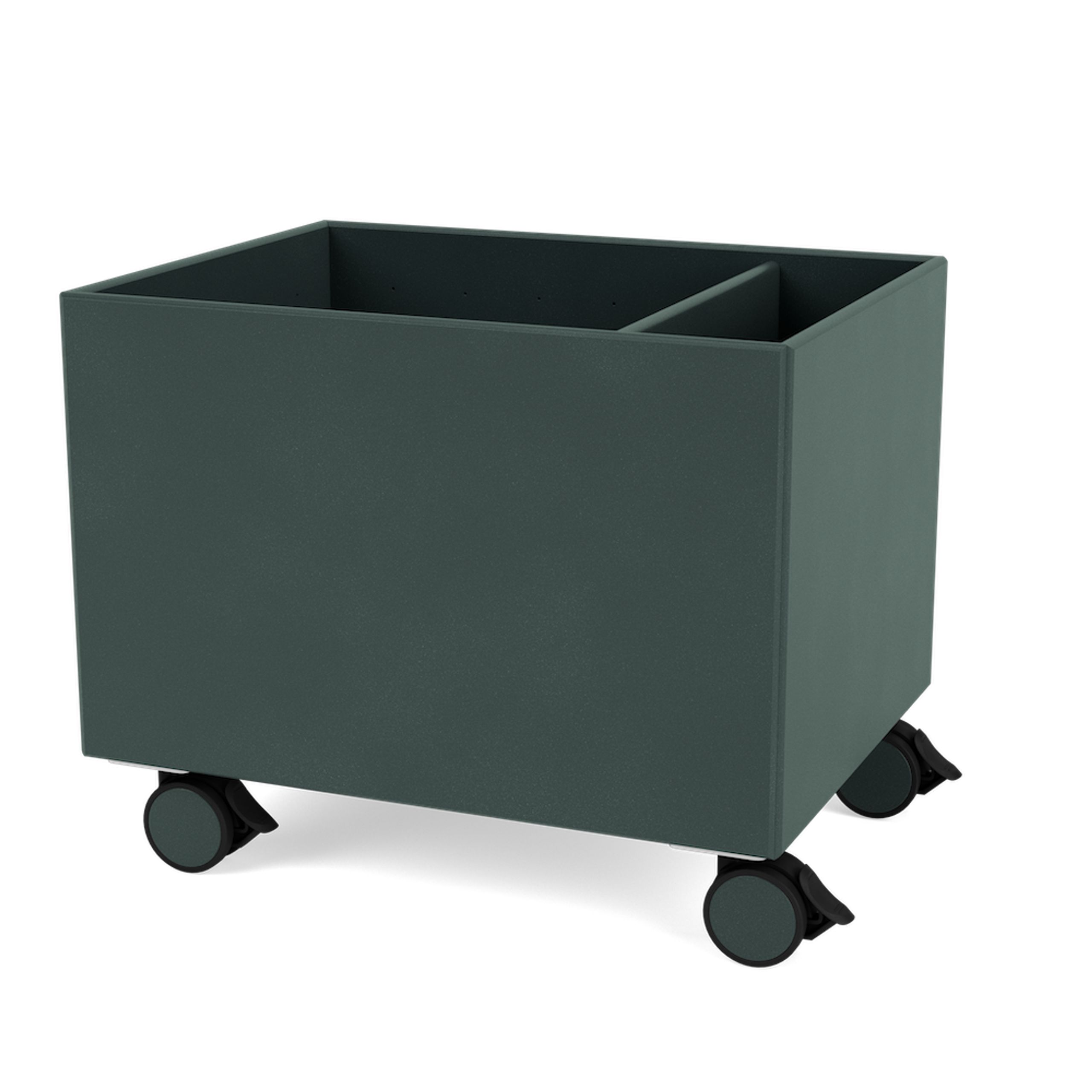 Montana - Opbevaringsbokse - Colour Box II – S4162 - Med hjul - BlackJade