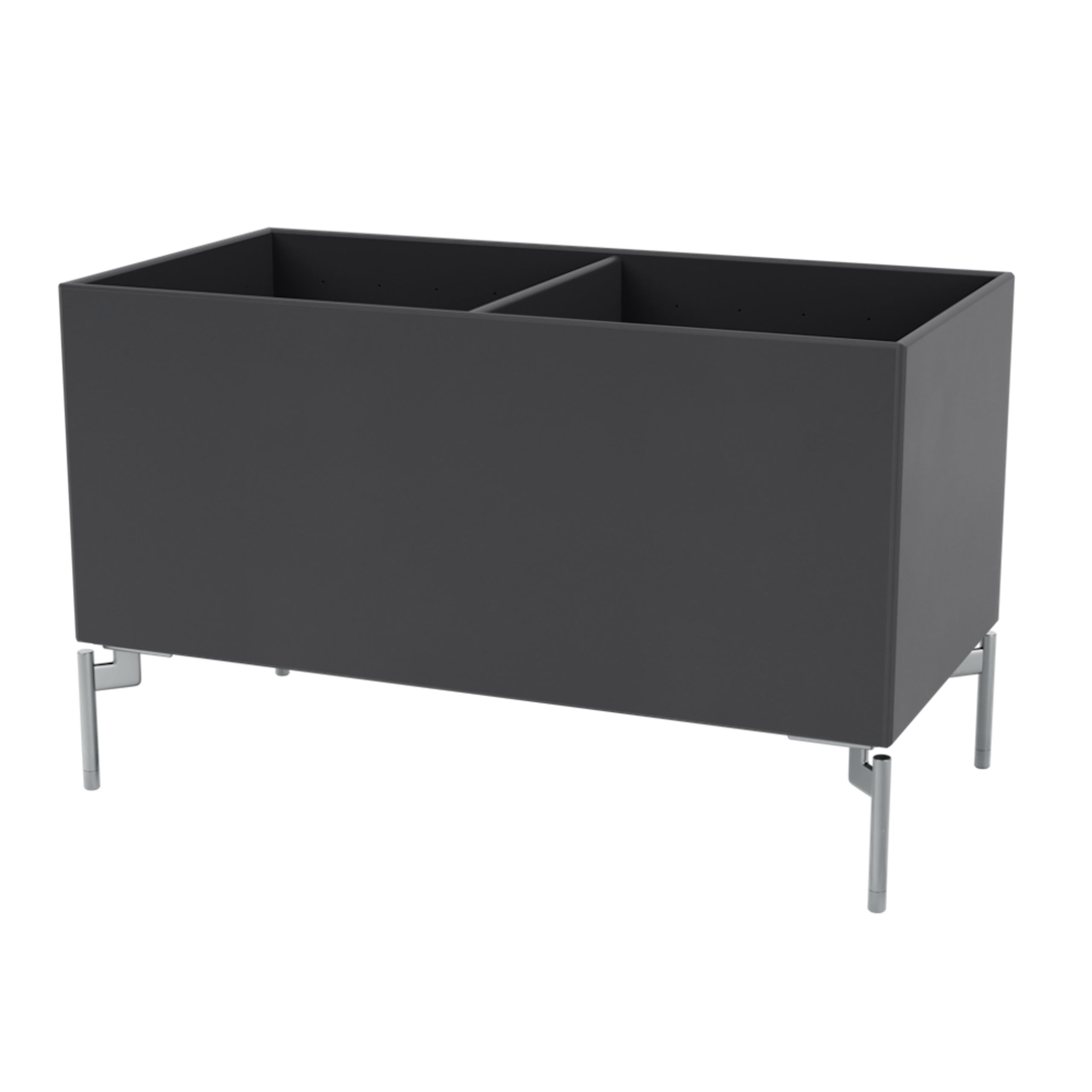 Montana - Úložné boxy - Colour Box III – S4162 - With Chrome Legs - Anthracite