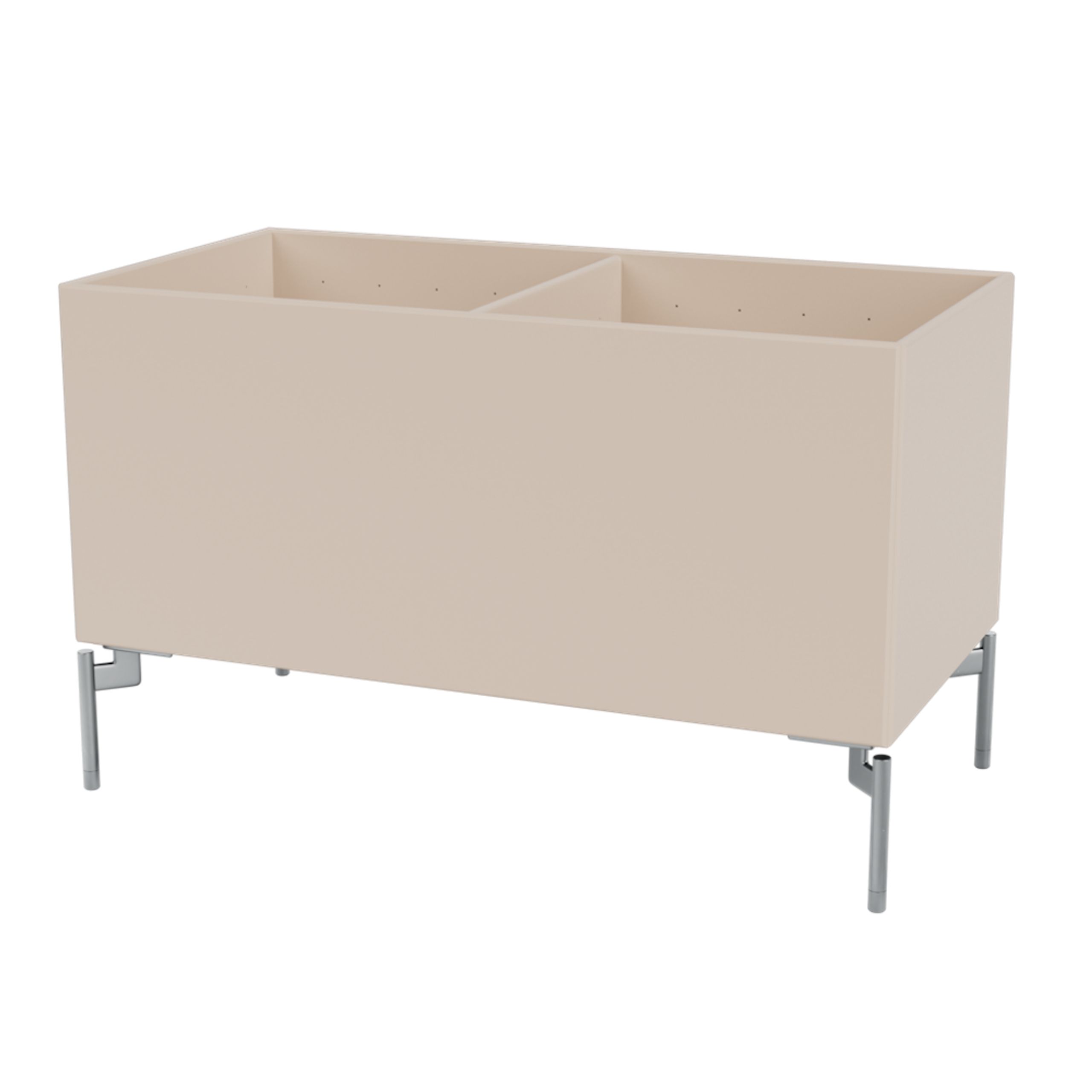 Montana - Úložné boxy - Colour Box III – S4162 - With Chrome Legs - Clay