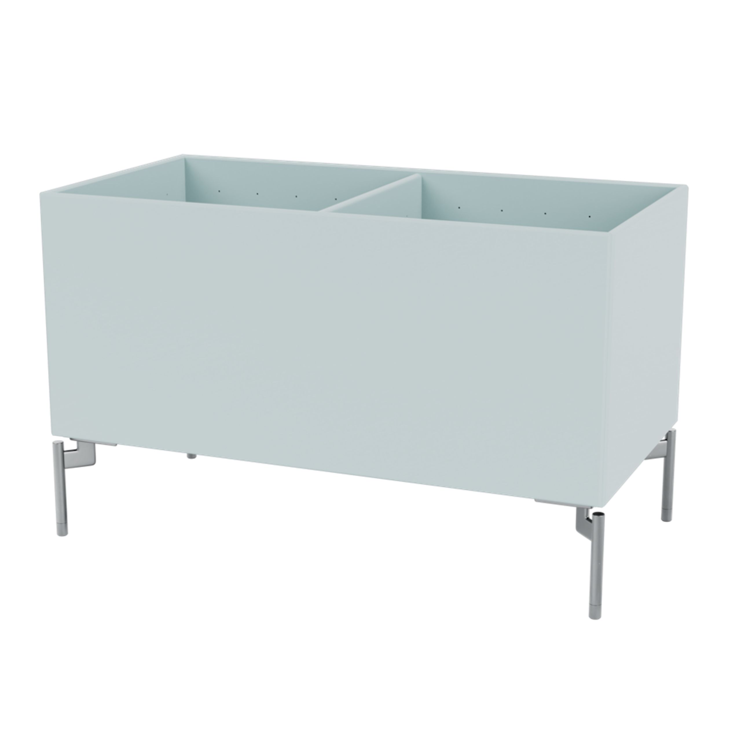 Montana - Úložné boxy - Colour Box III – S4162 - With Chrome Legs - Flint