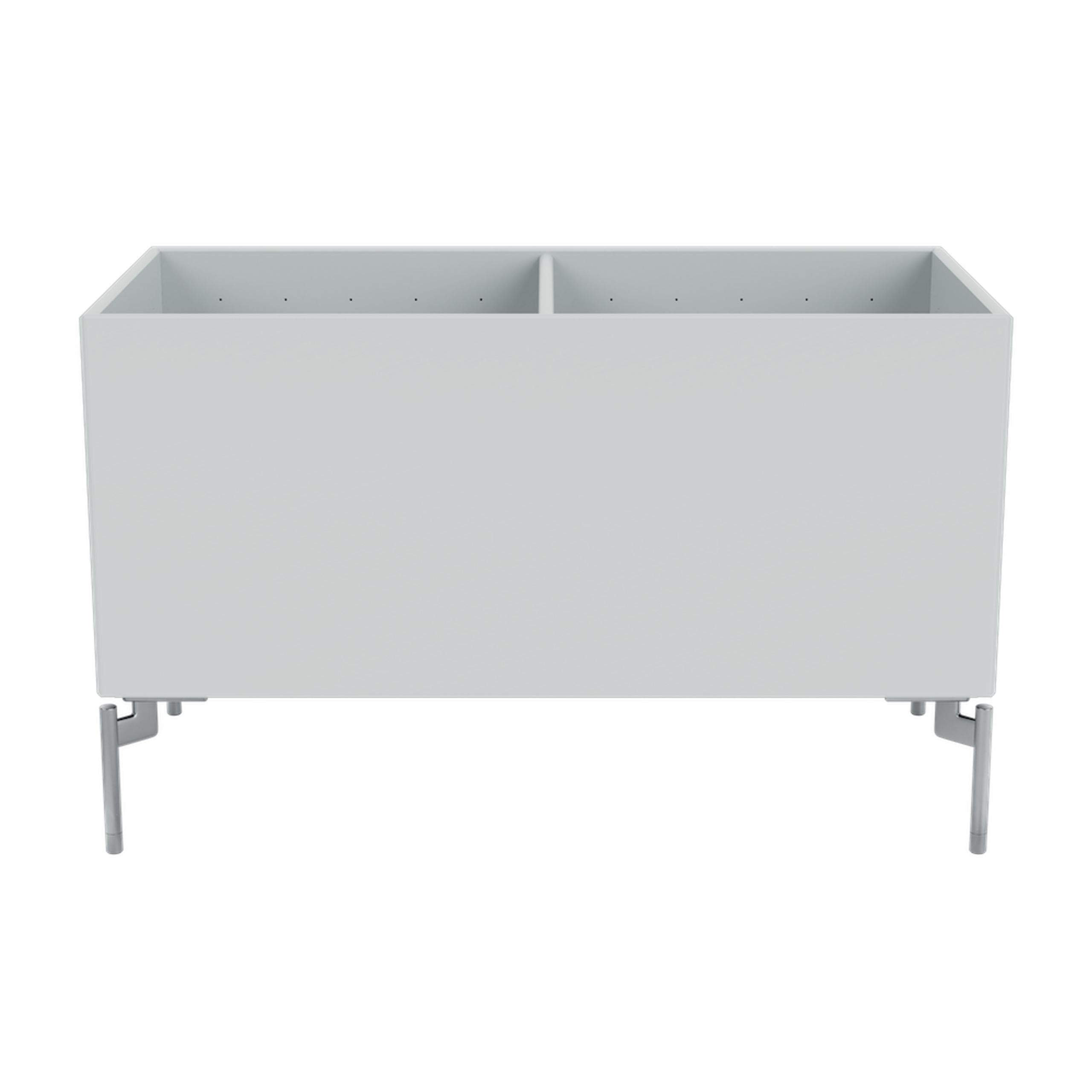 Montana - Opbevaringsbokse - Colour Box III – S4162 - Med Krom Ben - Oyster