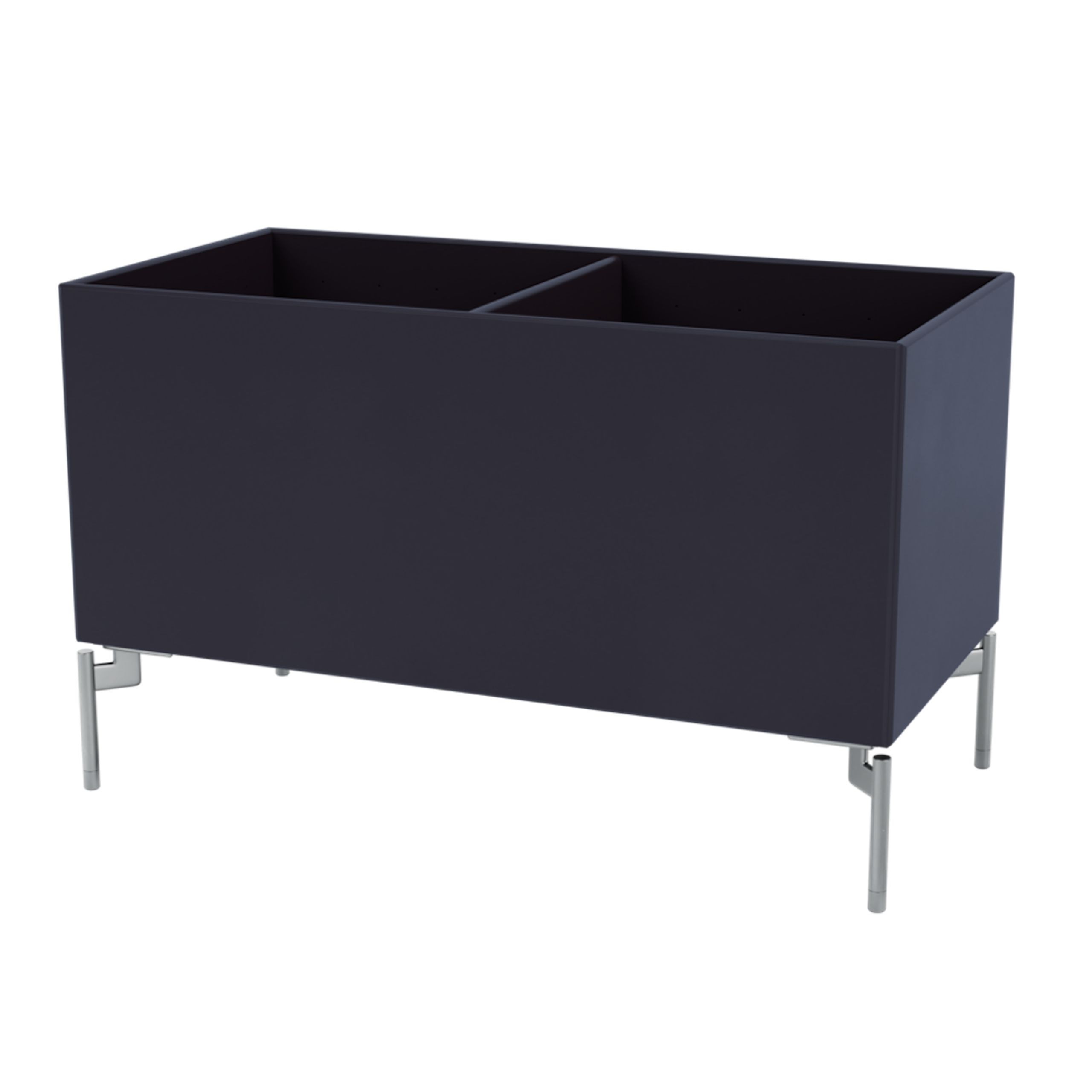 Montana - Scatole di immagazzinaggio - Colour Box III – S4162 - With Chrome Legs - Shadow