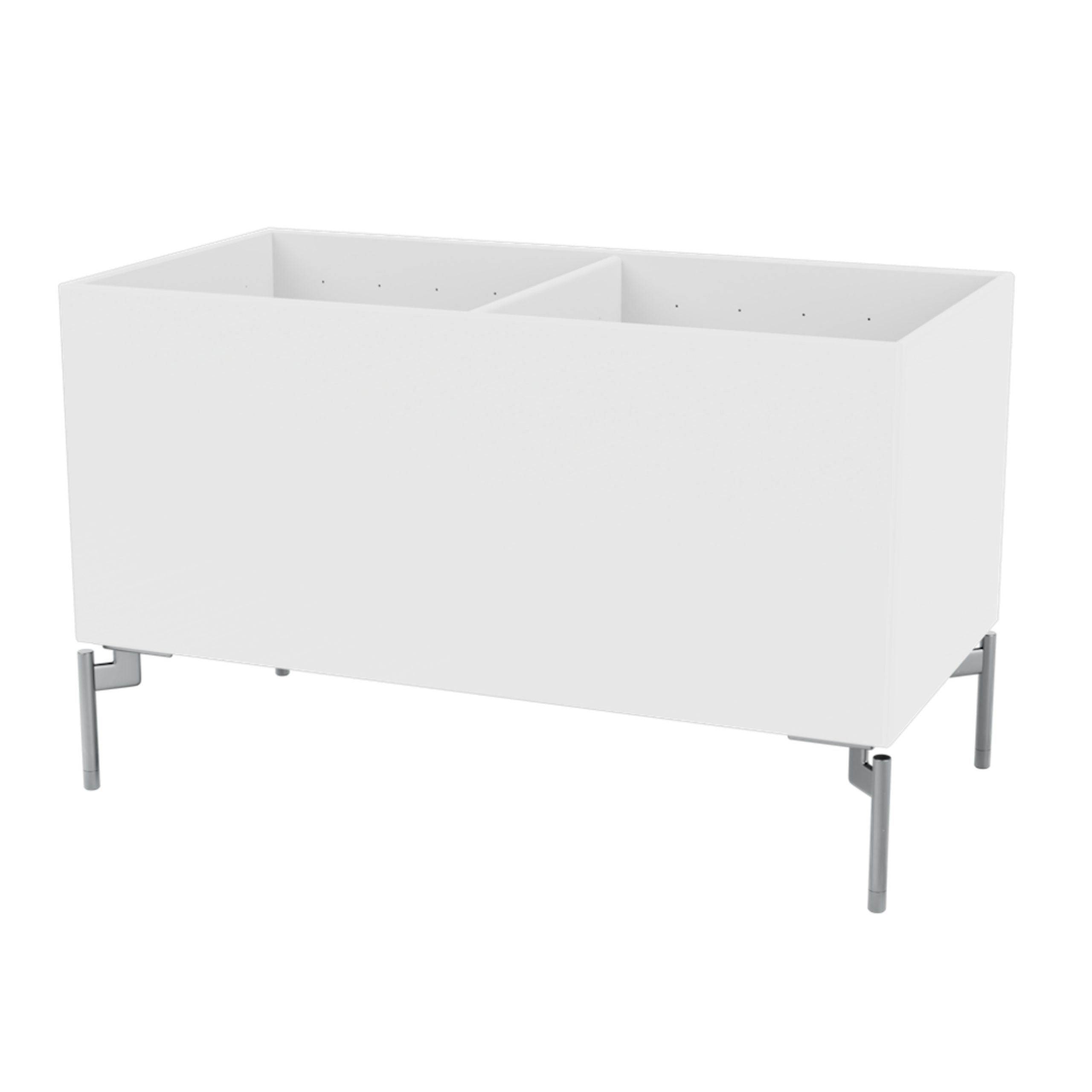 Montana - Úložné boxy - Colour Box III – S4162 - With Chrome Legs - Snow