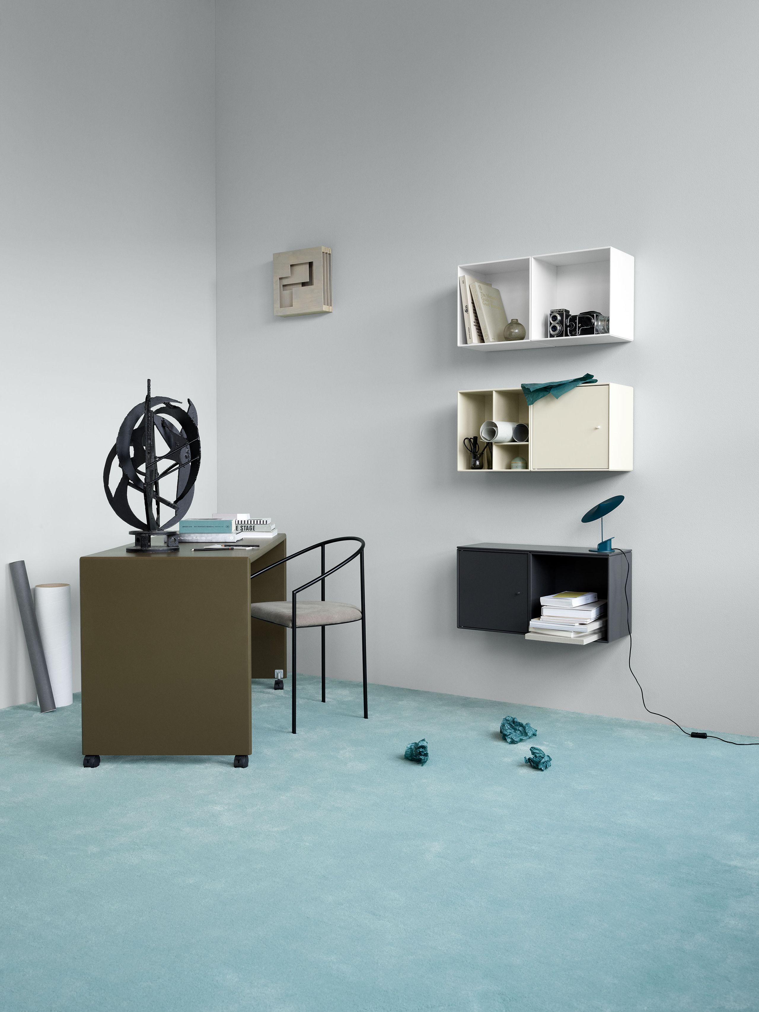 Montana - Display - Mini / Module w. Shelves - Anthracite