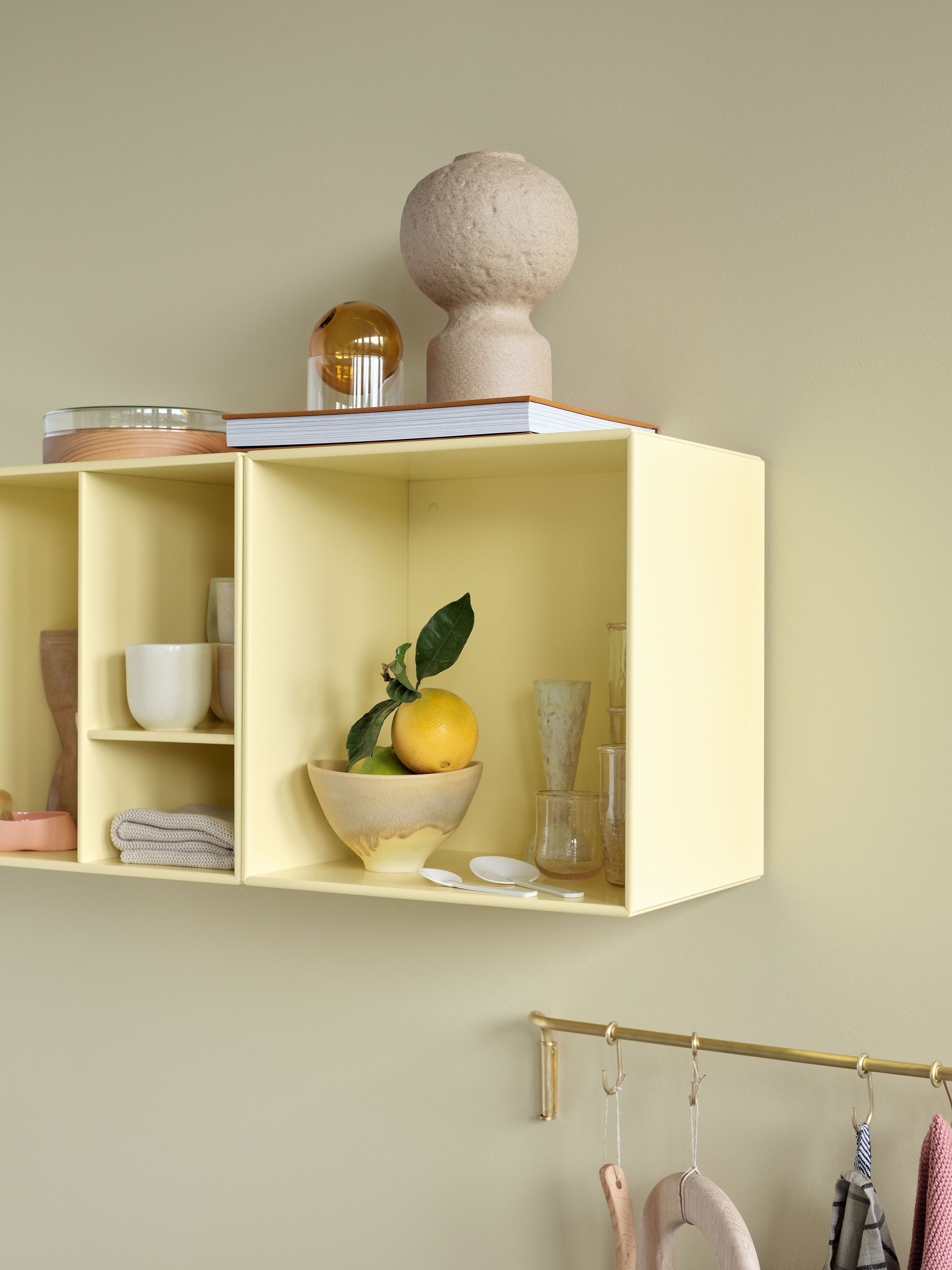 Montana - Reol - Mini / Module w. Shelves - Camomile