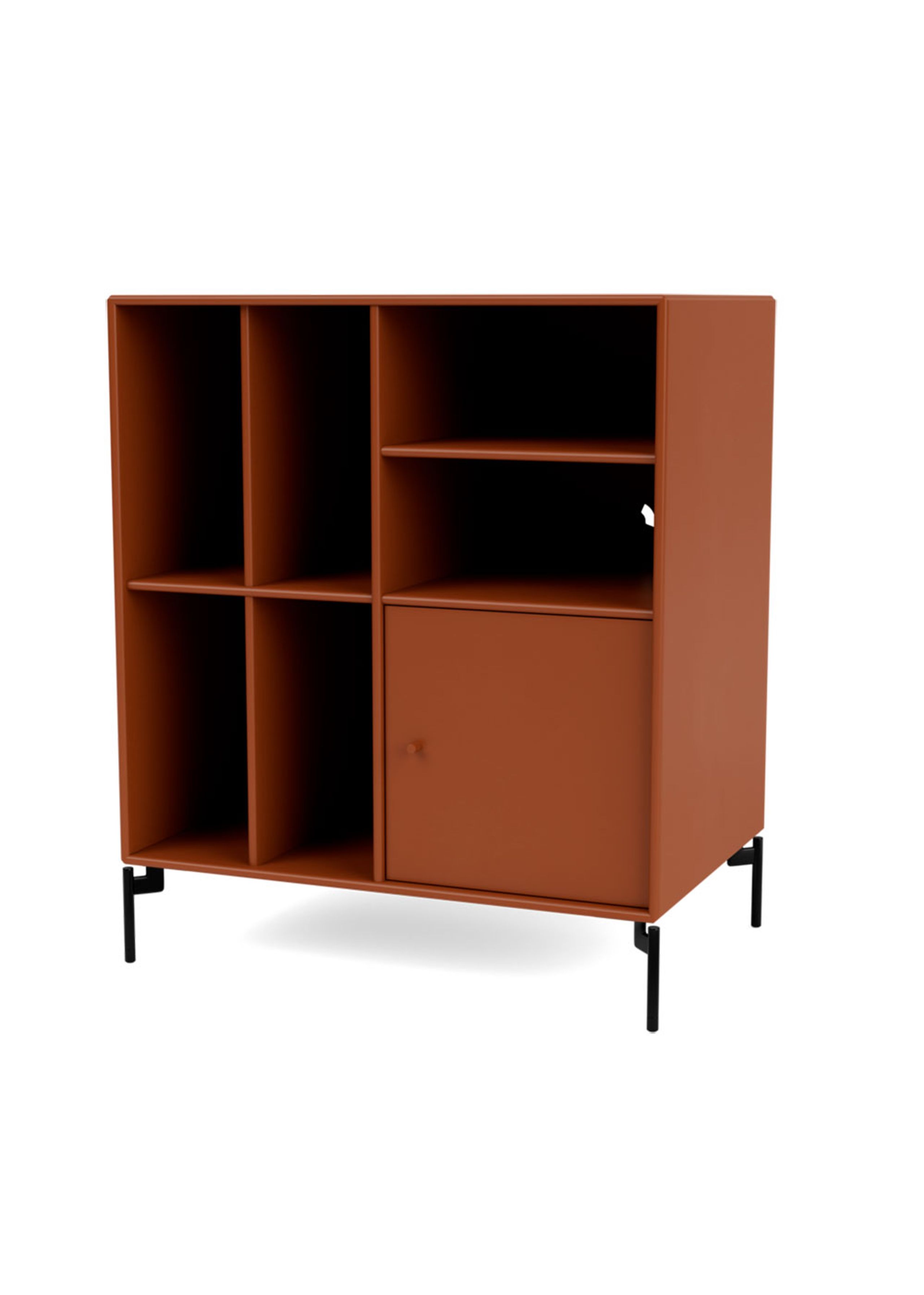 Montana - Libreria - SPIN II Vinyl Storage - Legs: 05 Black - 146 Hazelnut