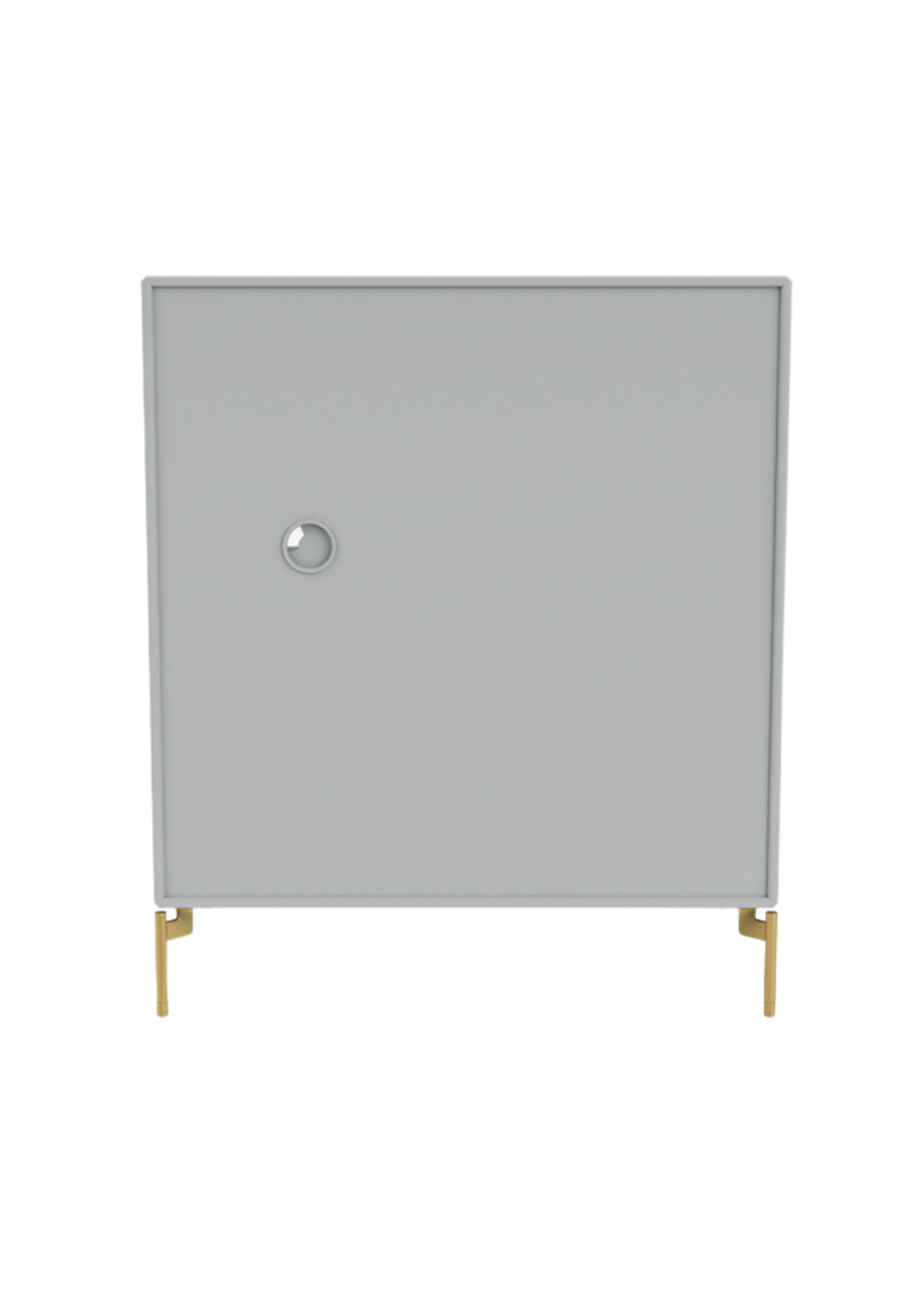 Montana - Shelf - SPIN II Vinyl Storage - Legs: 195 Brass - 156 Oyster