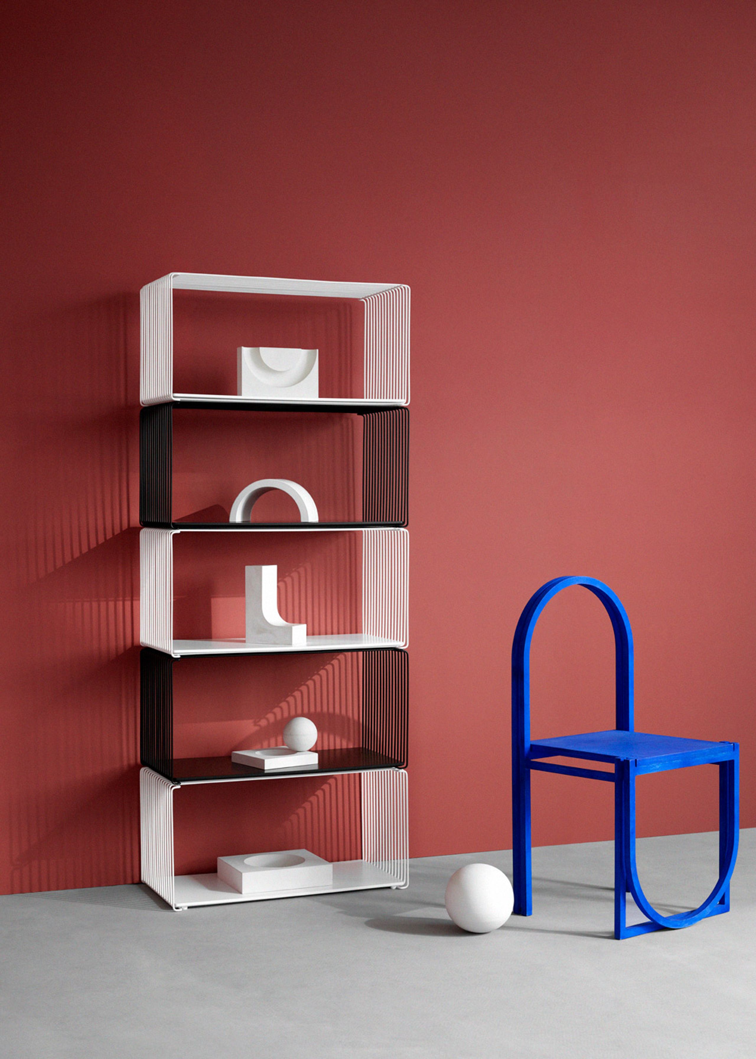 Montana - - Panton Wire / Single - Inlay Shelf - New White - D34.8