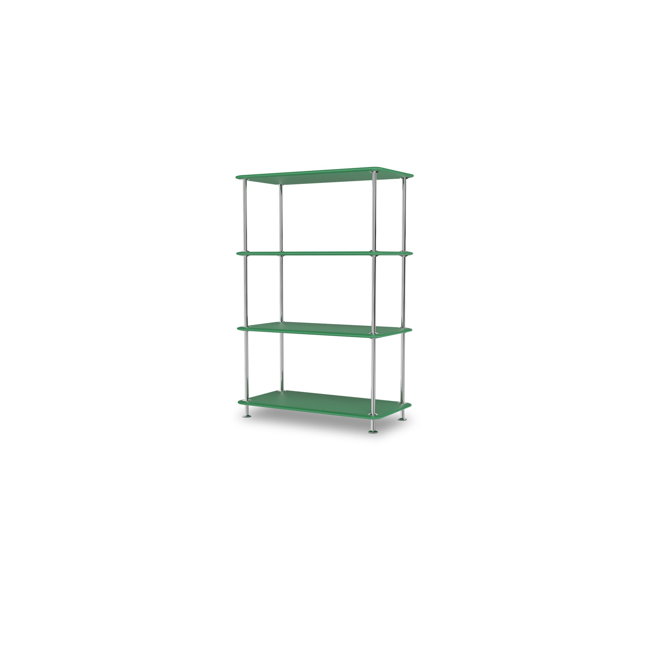 Montana - Sistema di scaffalature - Montana Free 300000 - Frame: 44c chrome - 232 Parsley Structure