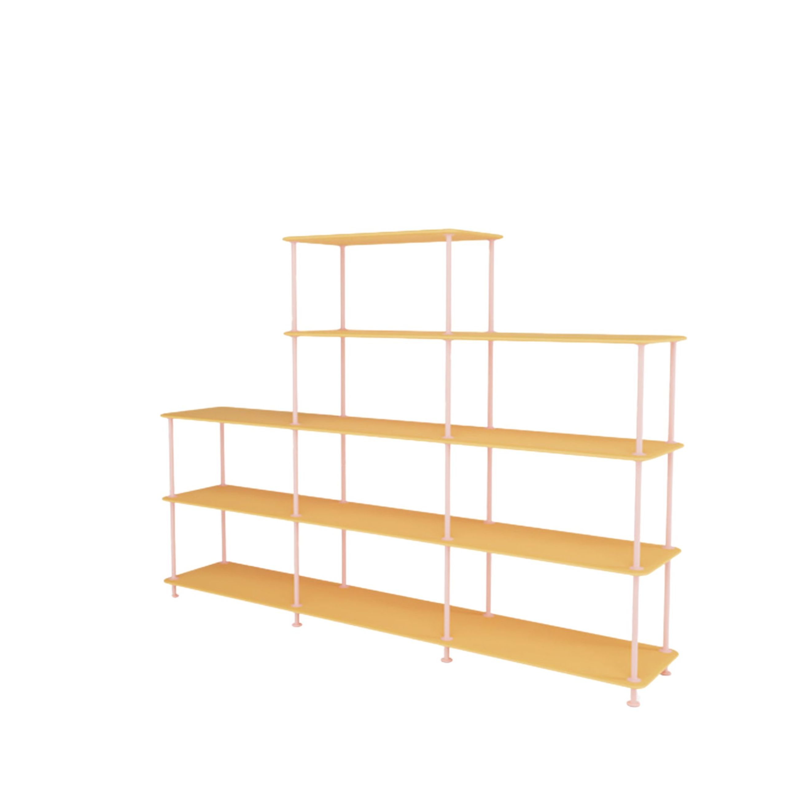 Montana - Shelving system - Montana Free 342000 - Frame: Ruby - 233 Acacia Structure