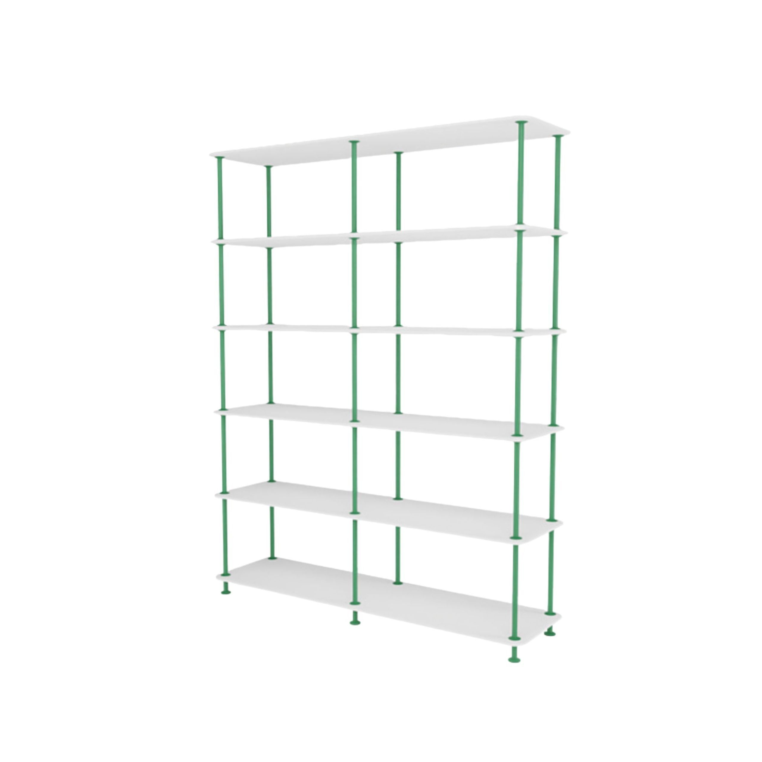 Montana - Reolsystem - Montana Free 550000 - Frame: Parsley - 214 New White structure