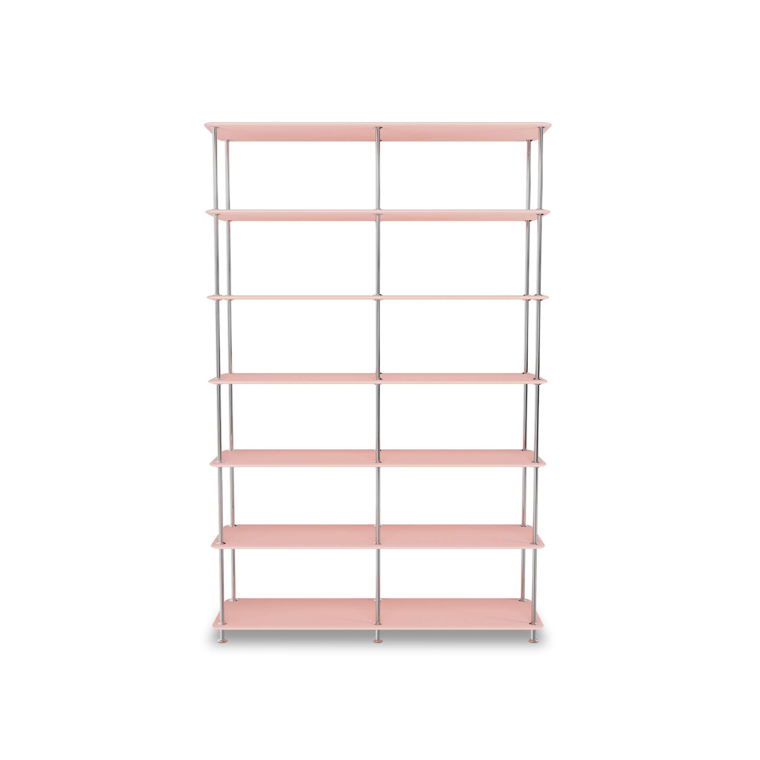 Montana - Shelving system - Montana Free 660000 - Frame: 44c-chrome - 167-Ruby