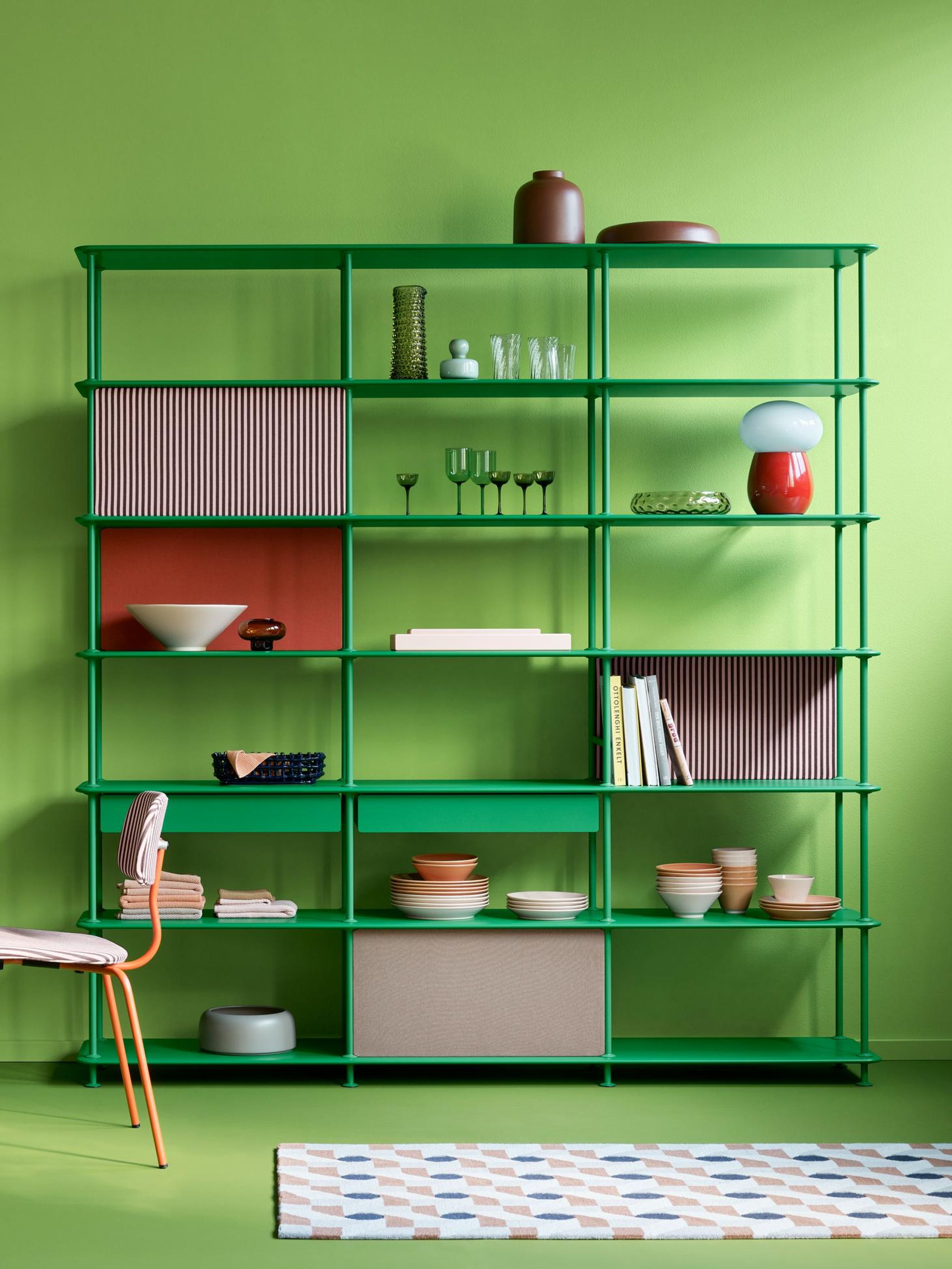 Montana - Système de rayonnage - Montana Free 660000 - Frame: Ruby - 207-Blackstructure