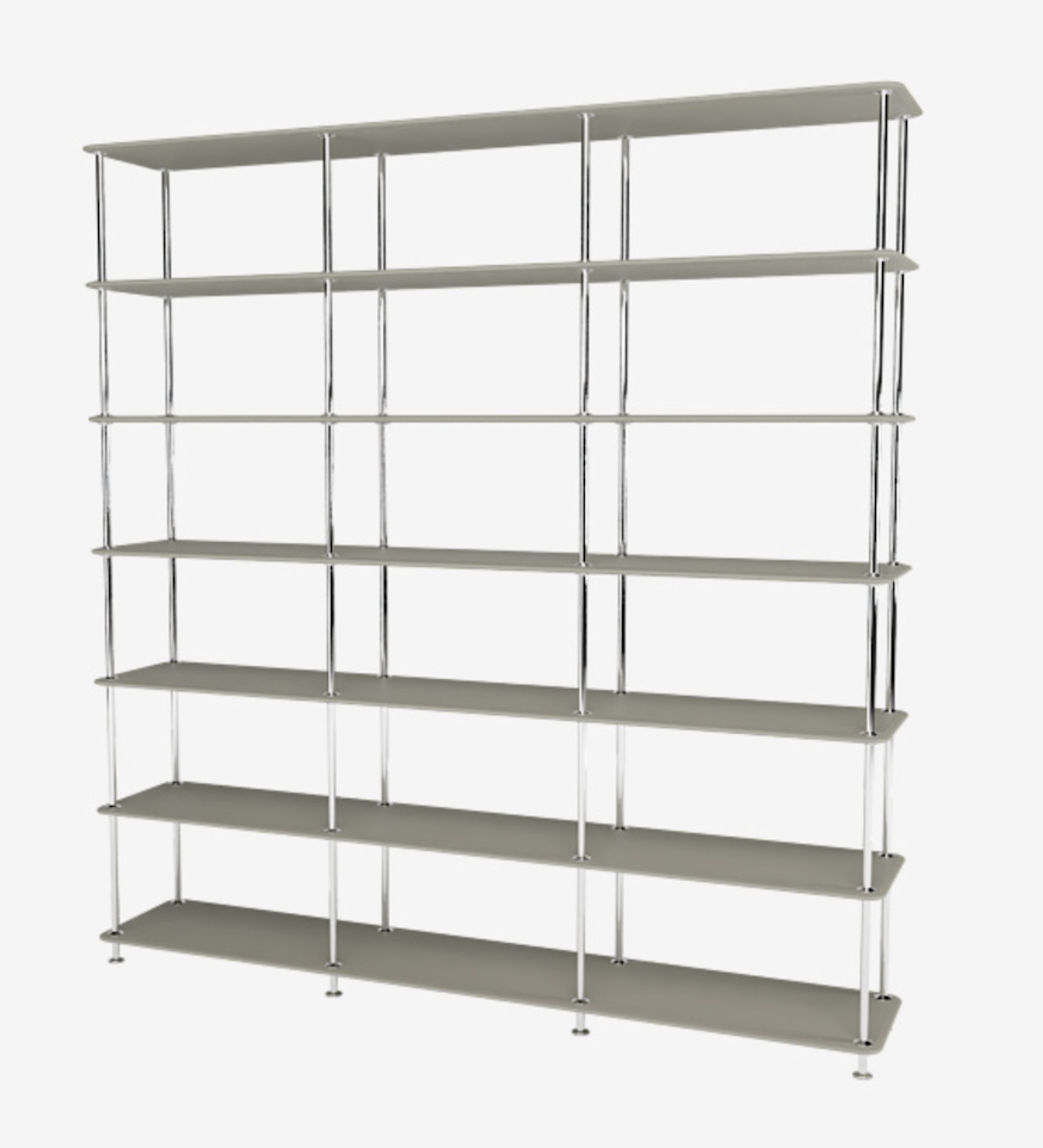 Montana - Regalsystem - Montana Free 666000 - Frame: 44c-chrome - 225-Fennelstructure