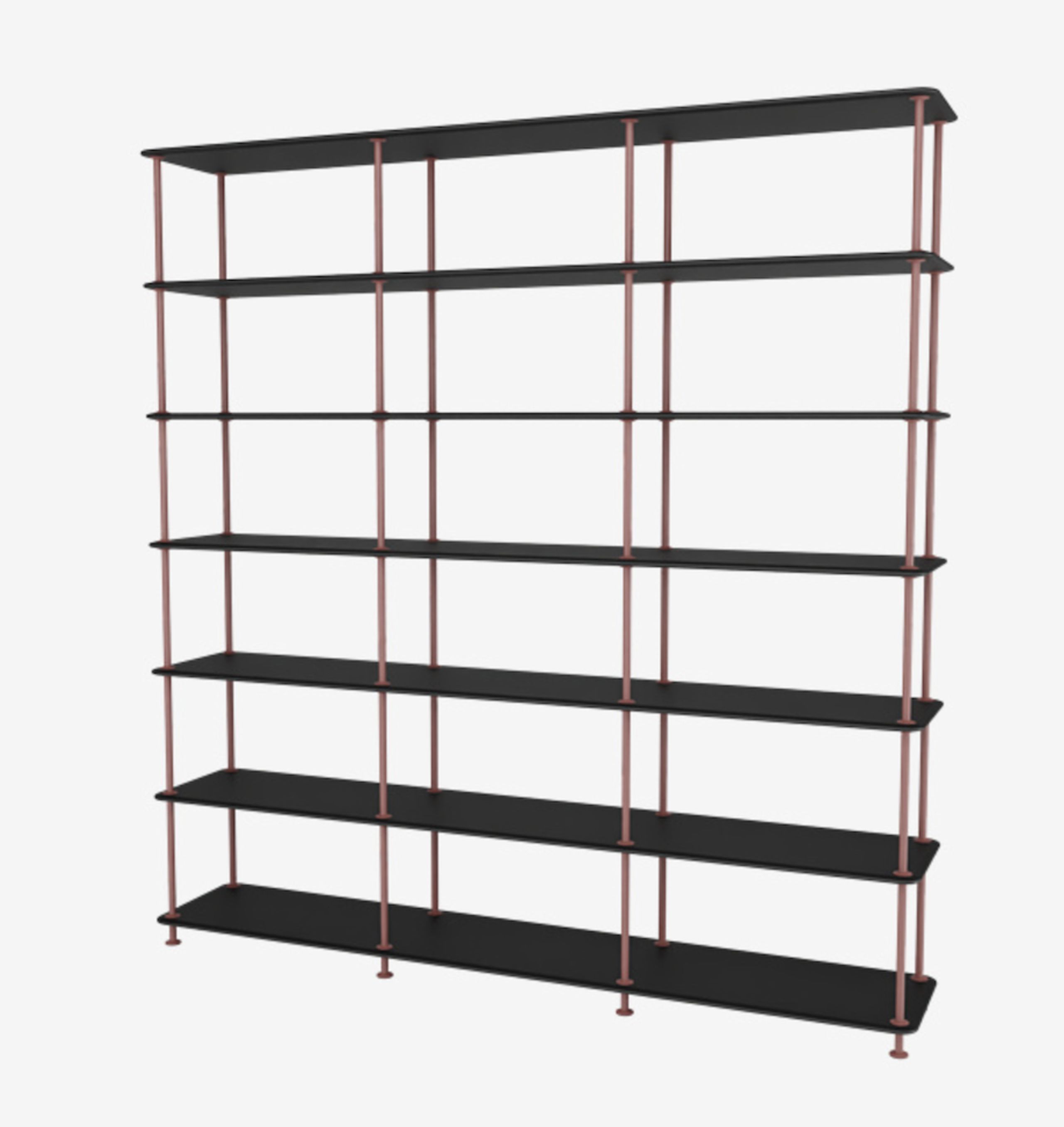 Montana - Système de rayonnage - Montana Free 666000 - Frame: Masala - 207-Blackstructure
