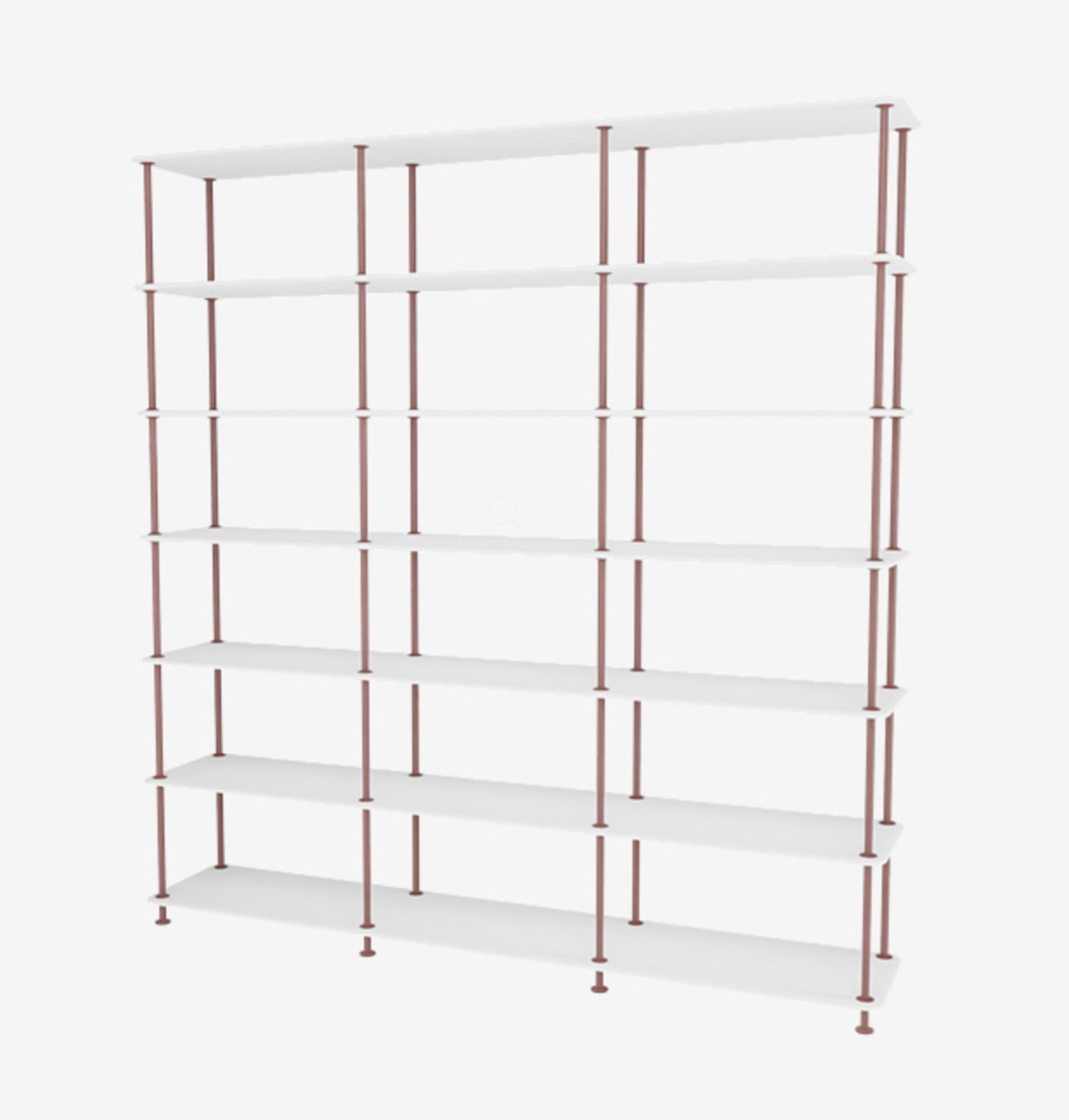 Montana - Système de rayonnage - Montana Free 666000 - Frame: Masala - 214-NewWhitestructure