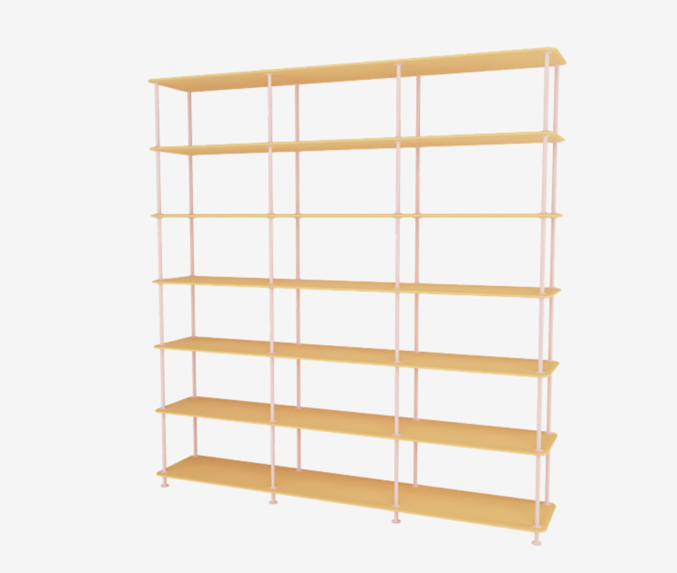 Montana - Regalsystem - Montana Free 666000 - Frame: Ruby - 233-AcaciaStructure