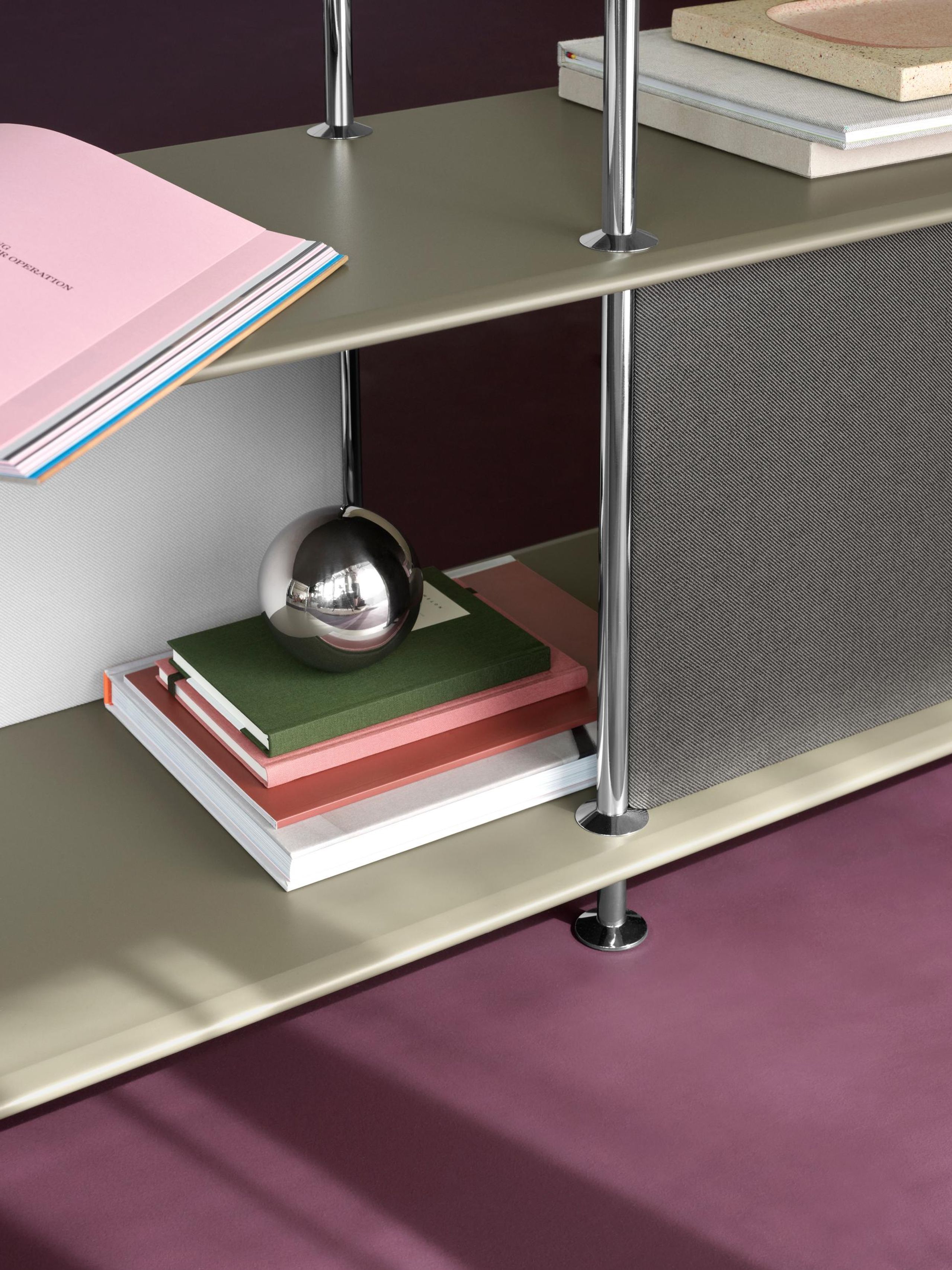 Montana - Shelving system - Montana Free Textile Panels - - RE344-Reflect344