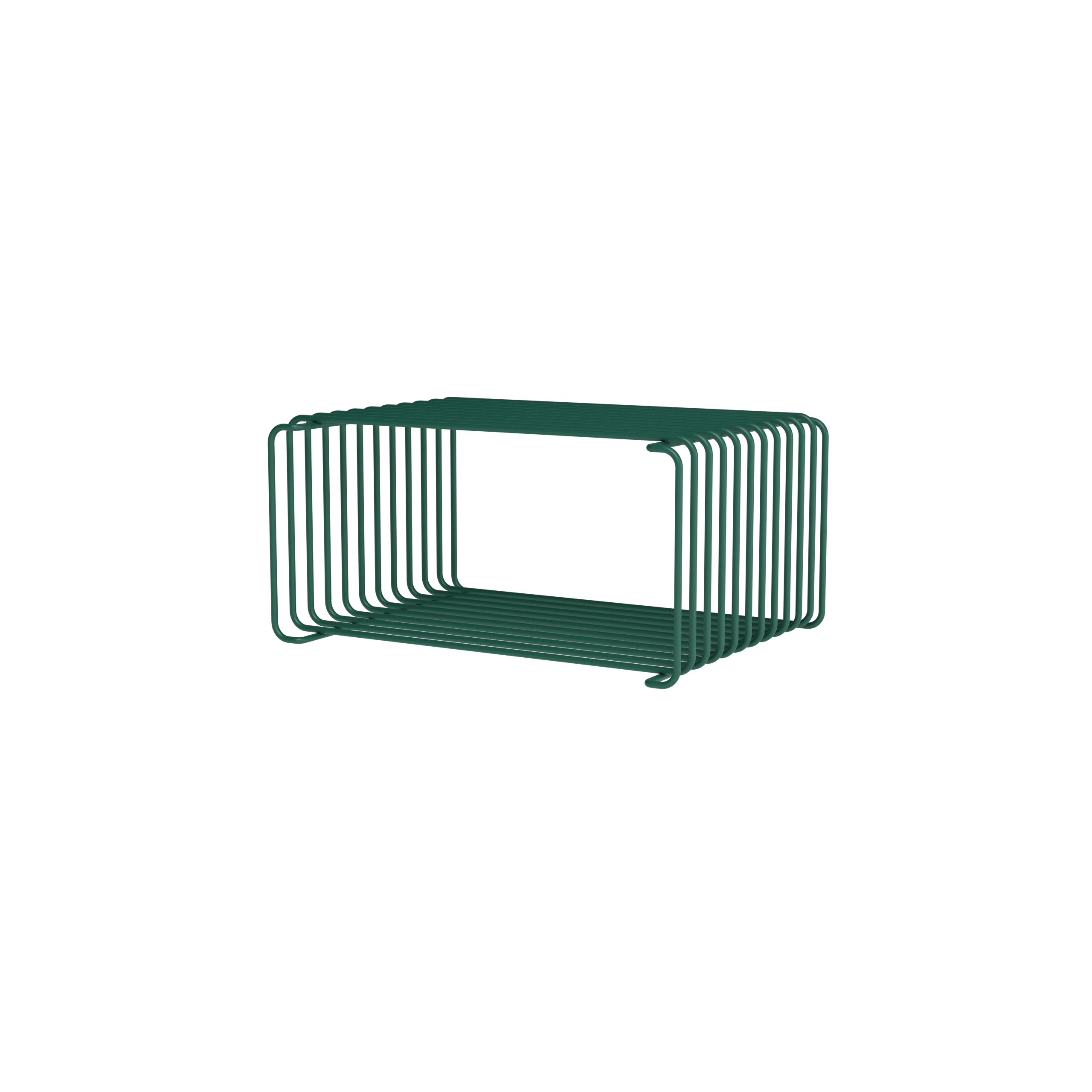 Montana - Sistema di scaffalature - Panton Wire Half Height - Pine - D25.7