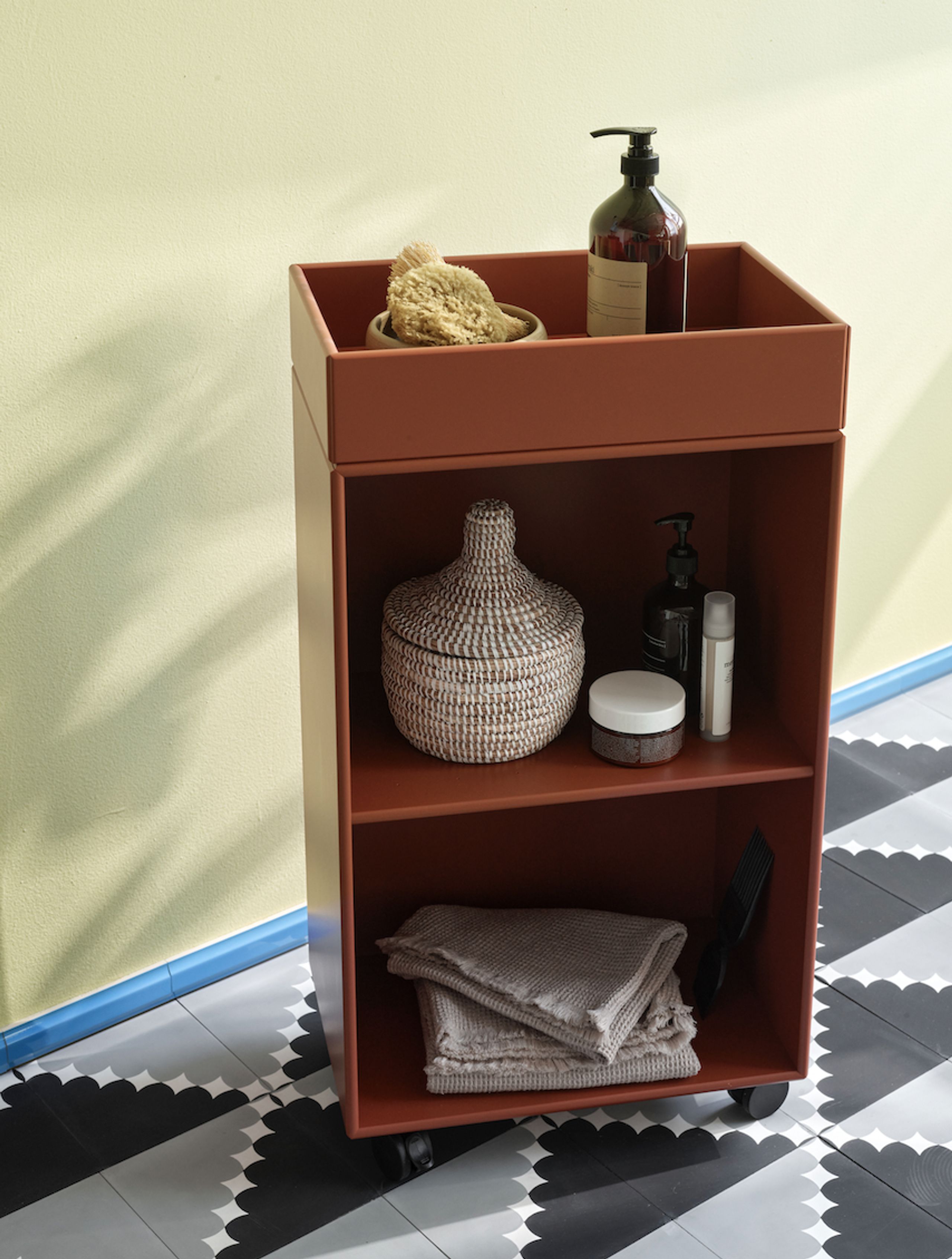 Montana - Scaffale rotante - PREPPY - on wheels - Oyster