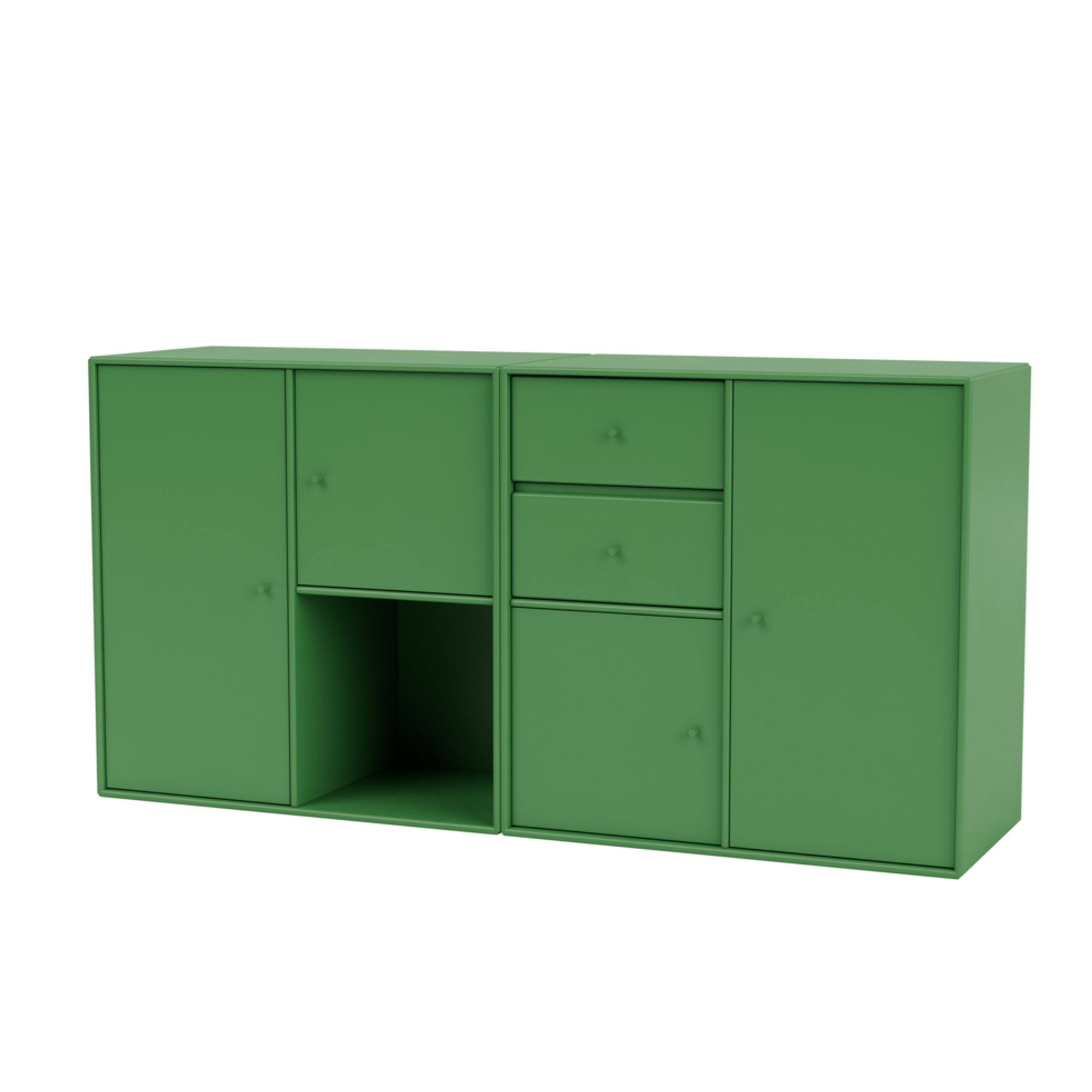 Montana - Kredens - COUPLE - Wall mounted - Parsley