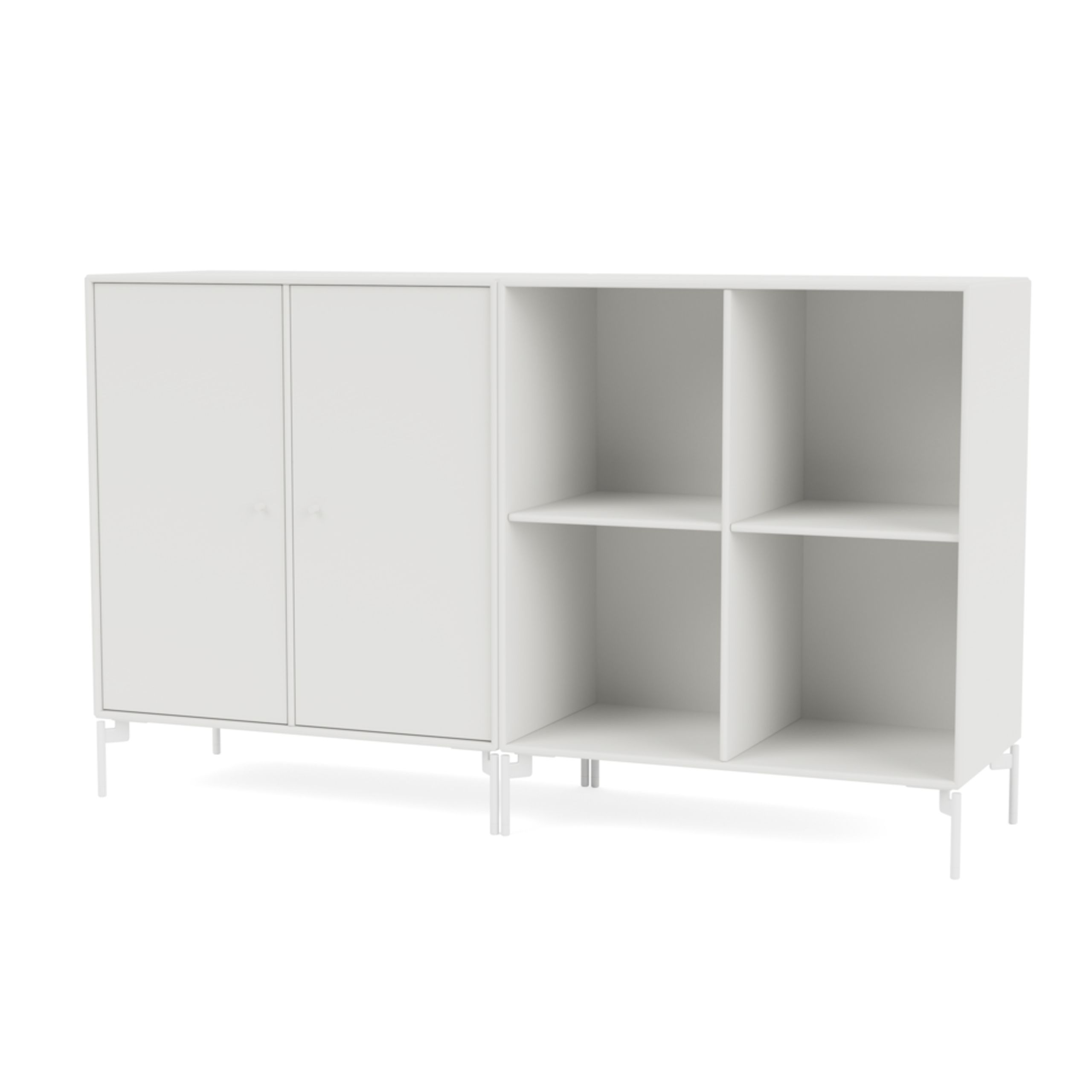 Montana - Credenza - PAIR - With white legs - White