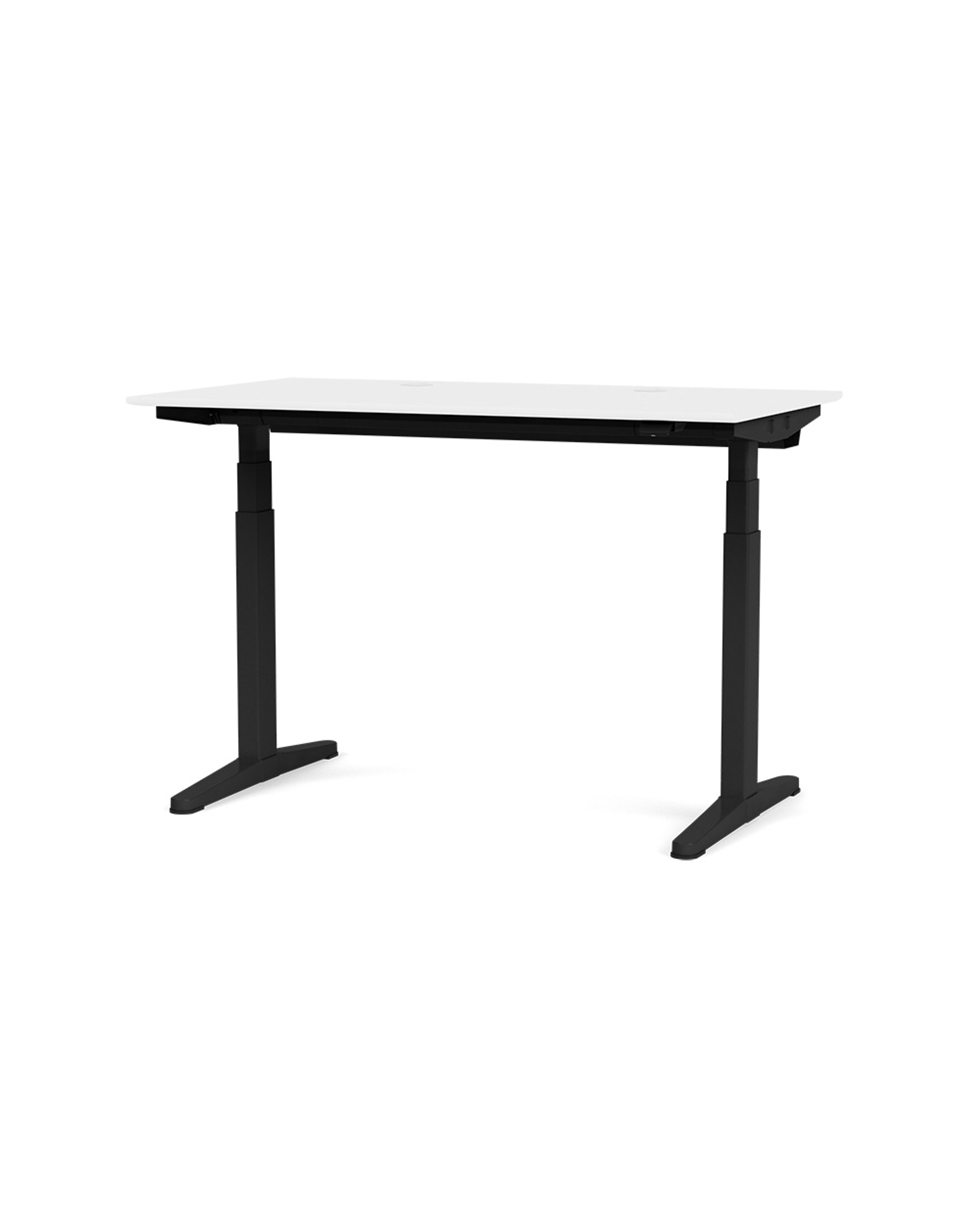 Montana - Schreibtisch - HlO3H120 Work Desk - Snow / Black