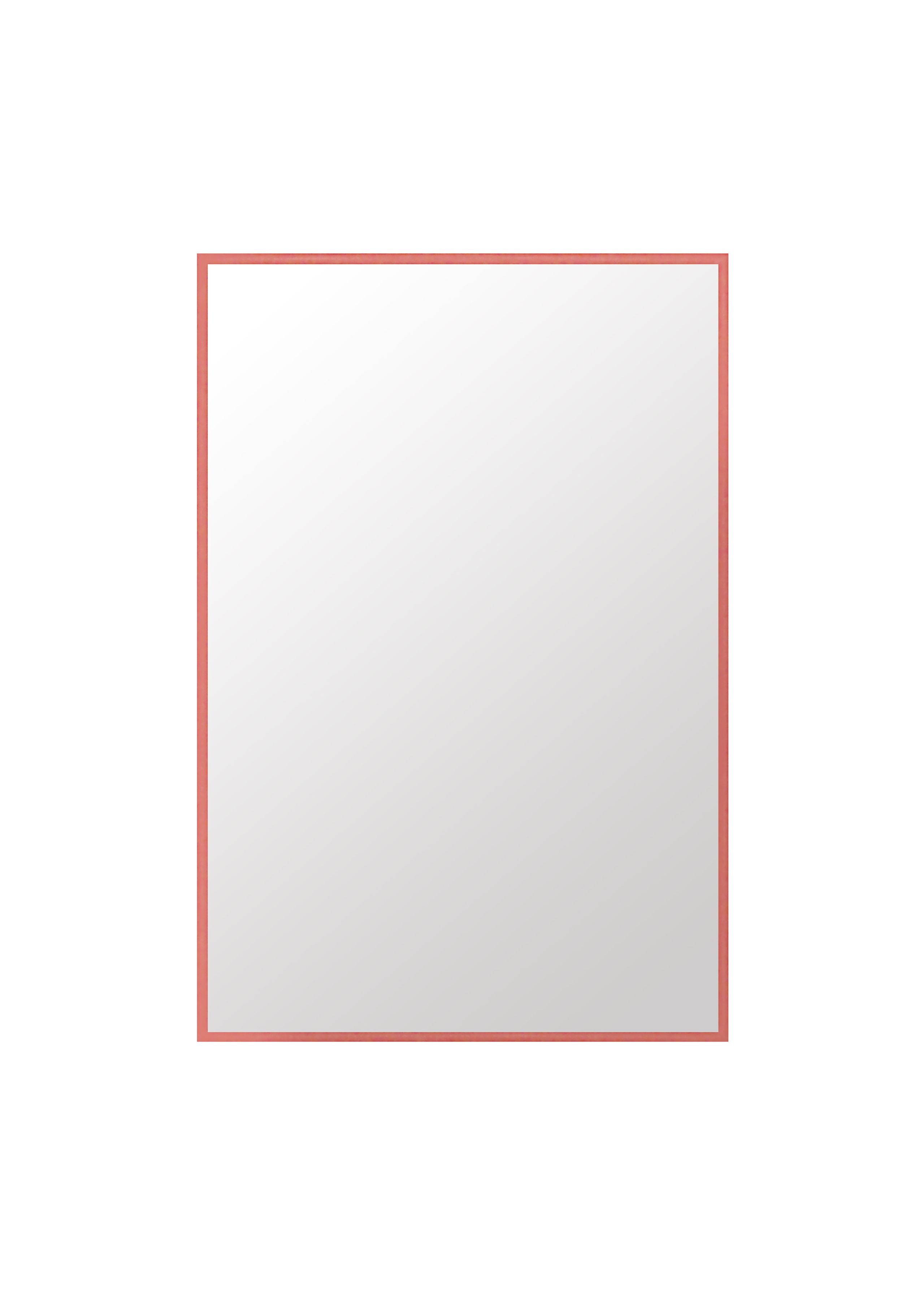 Montana - Spejl - Colour Frame Mirror - Rectangular Mirror – SP1208 - Rhubarb
