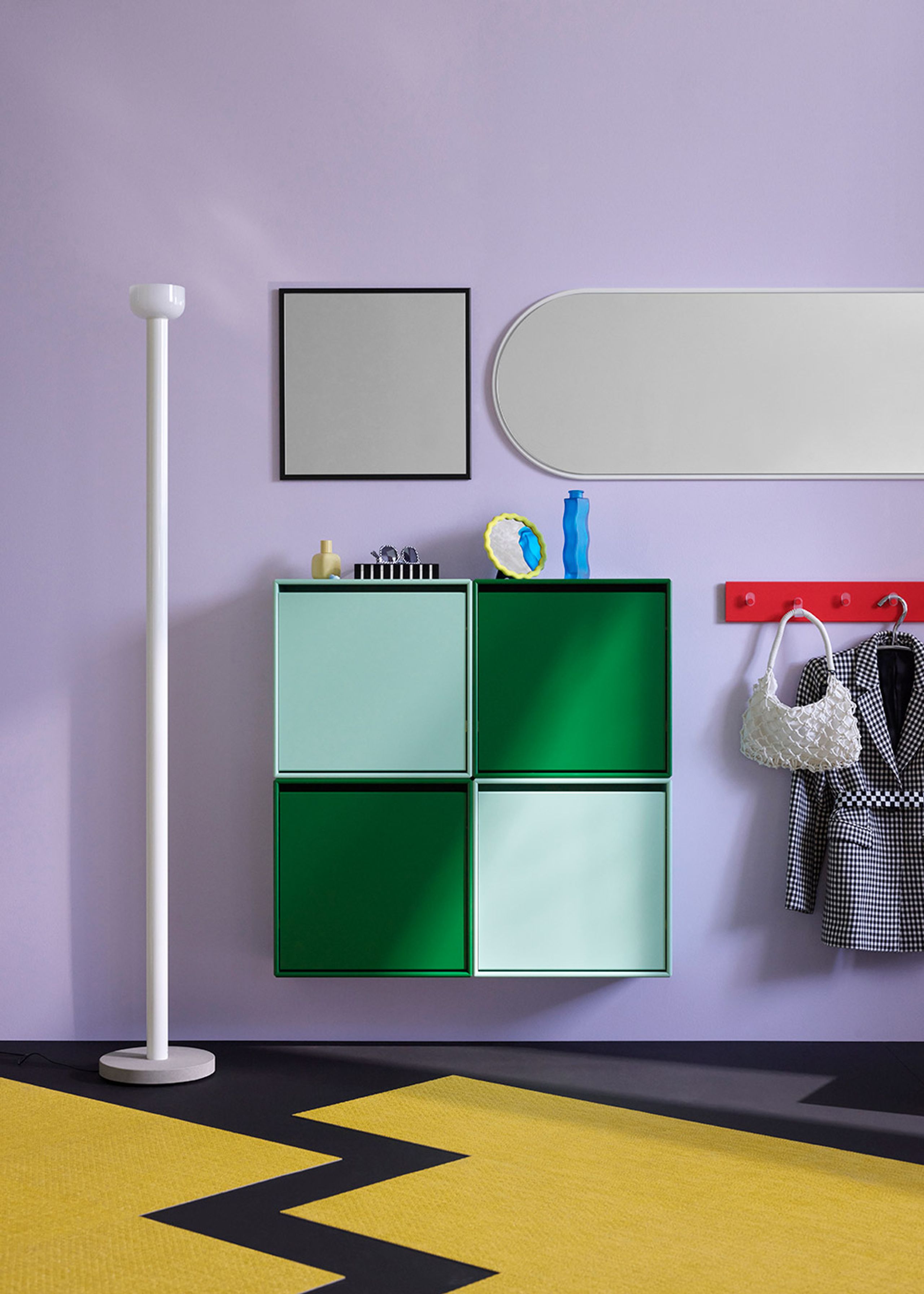 Montana - Spiegel - Montana Mini MSQ - Square Mirror - Camomile