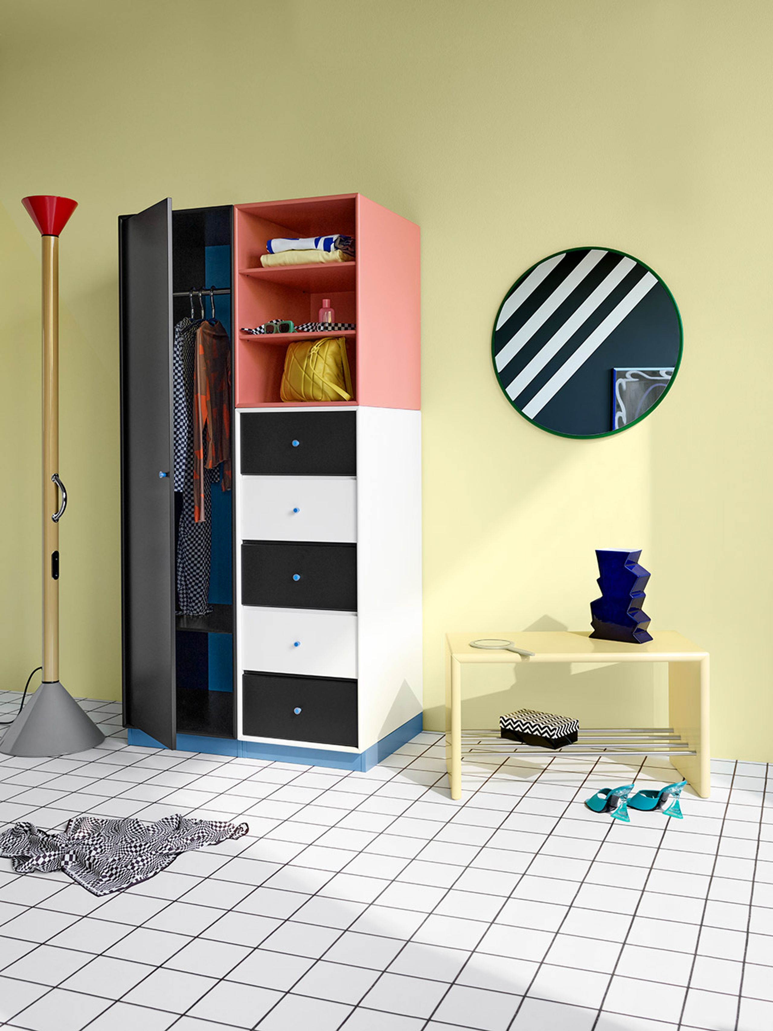 Montana - Mirror - Montana Mini MCI - Round Mirror - Amber