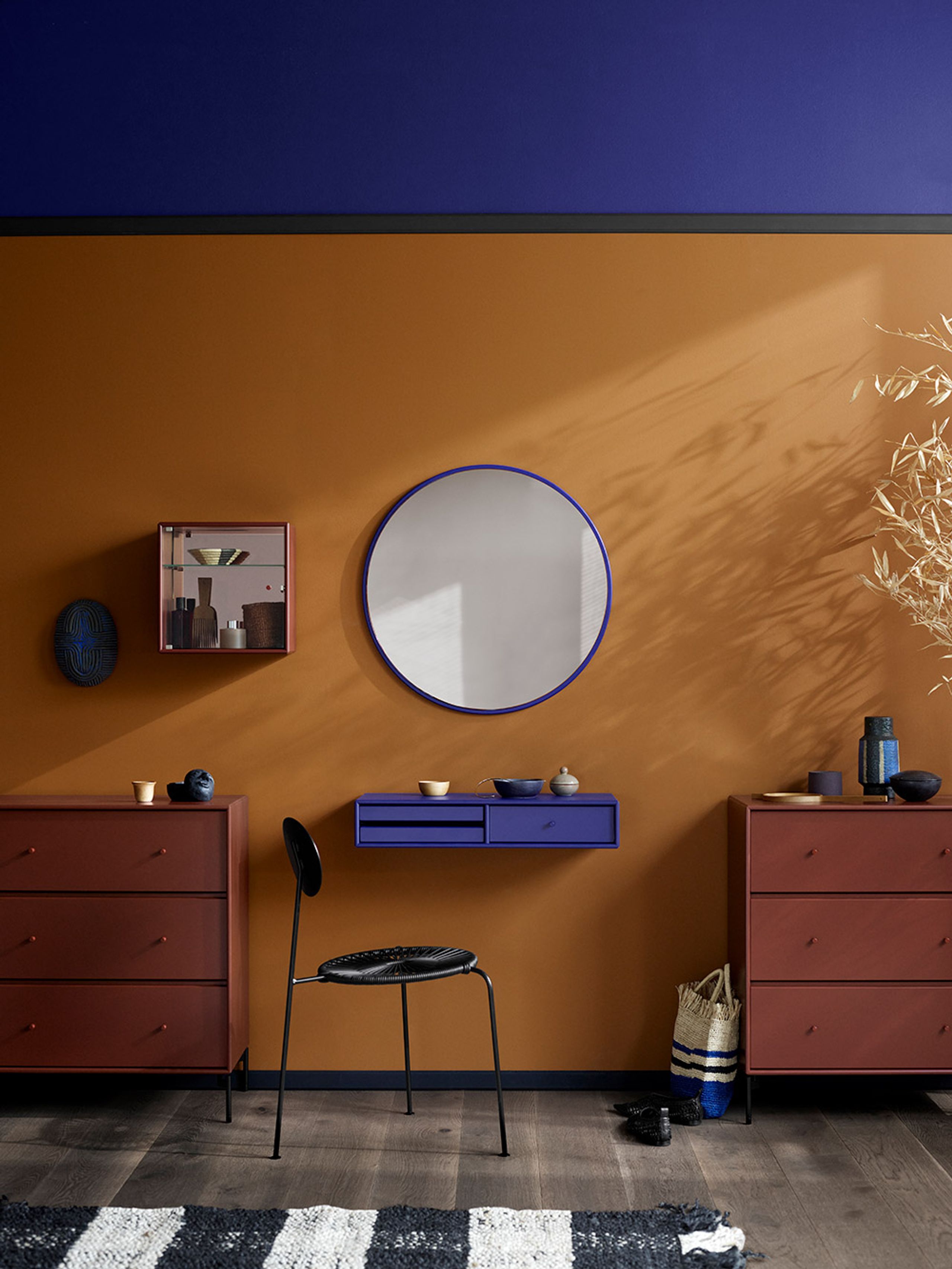 Montana - Mirror - Montana Mini MCI - Round Mirror - Amber