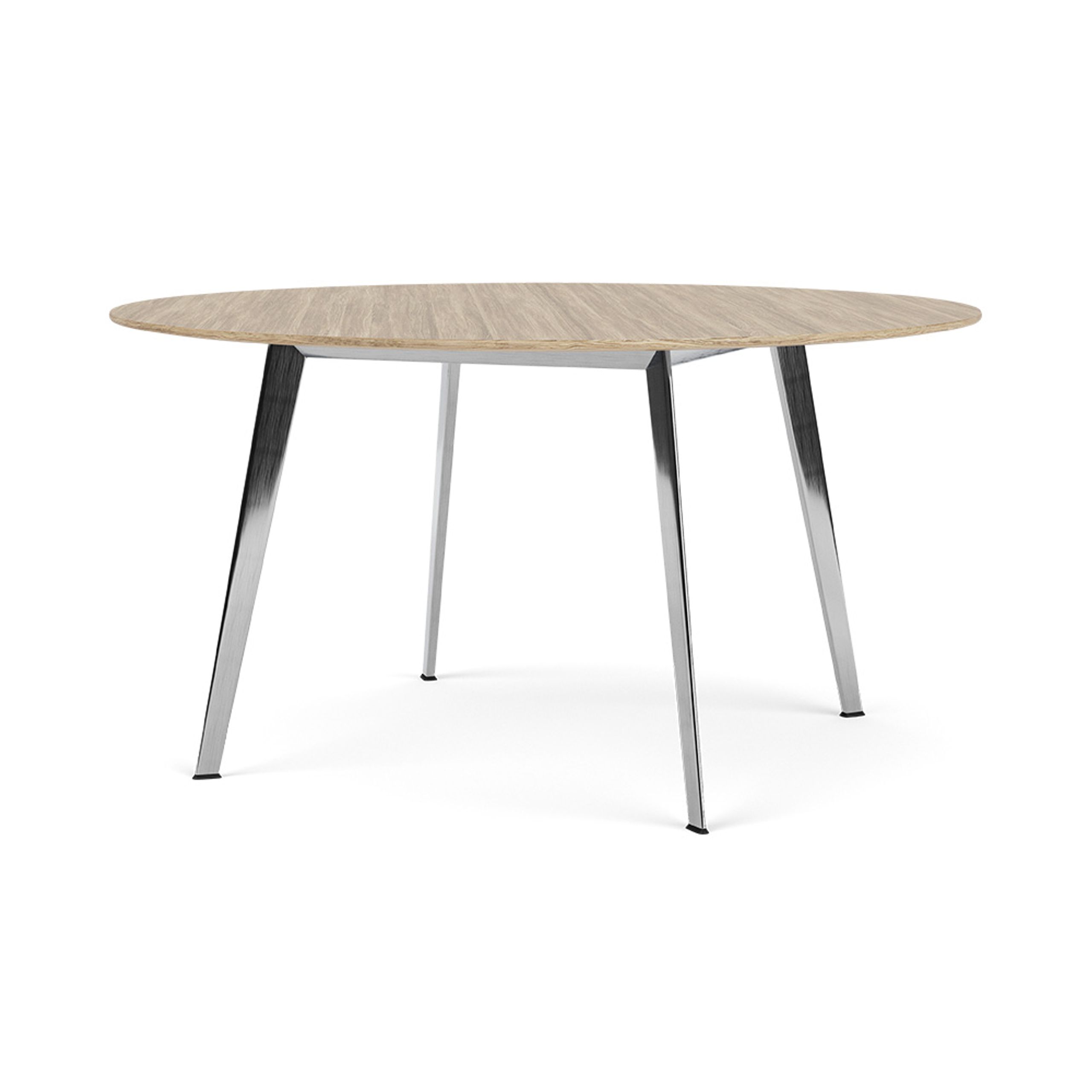 Montana - Spisebord - JW Table JW140 - Solid Oak / Polished Aluminium