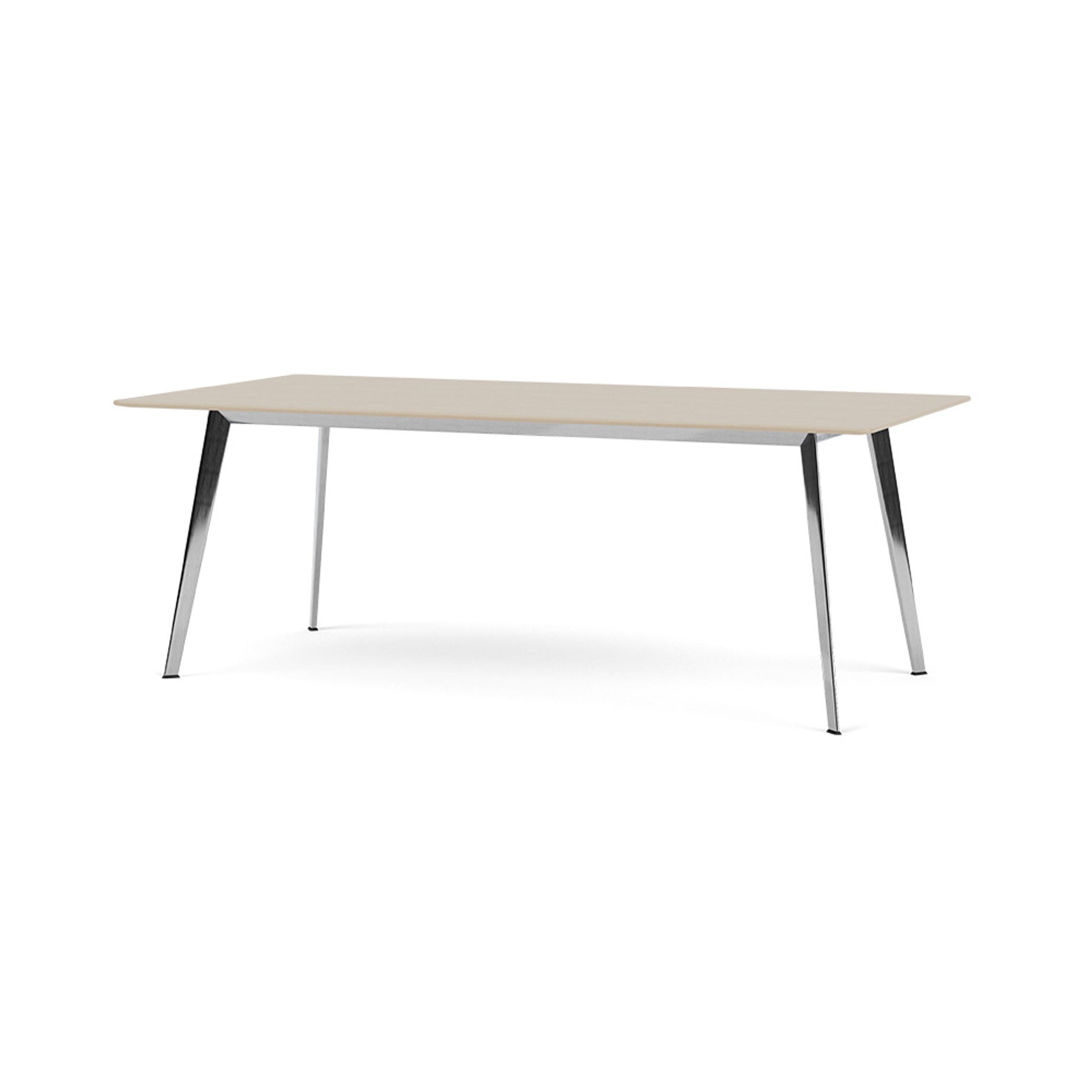 Montana - Jídelní stůl - JW Table JW2010 - White Oak / Polished Aluminium