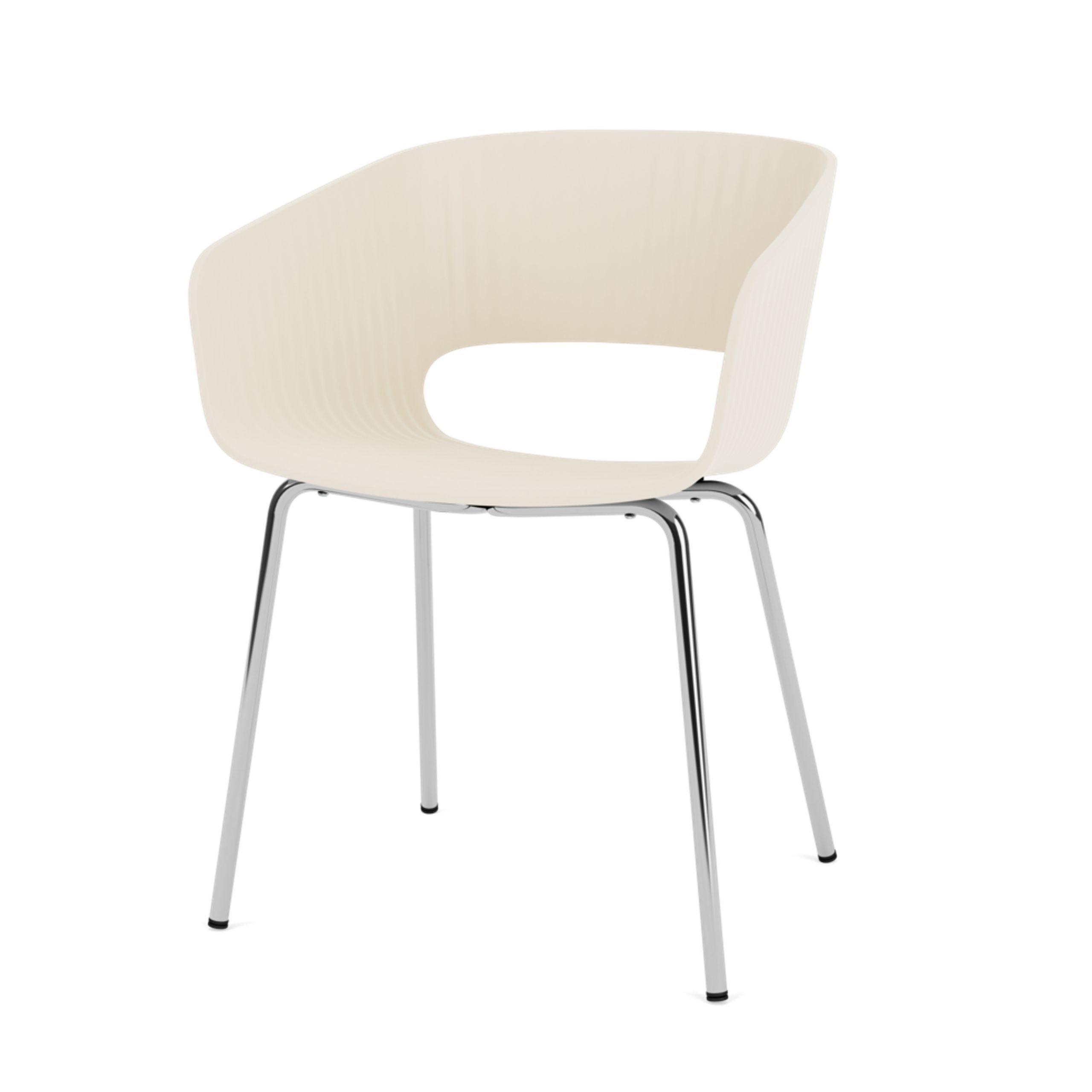 Montana - Dining chair - Marée 401 Dining chair - Oat/Frame: Steel