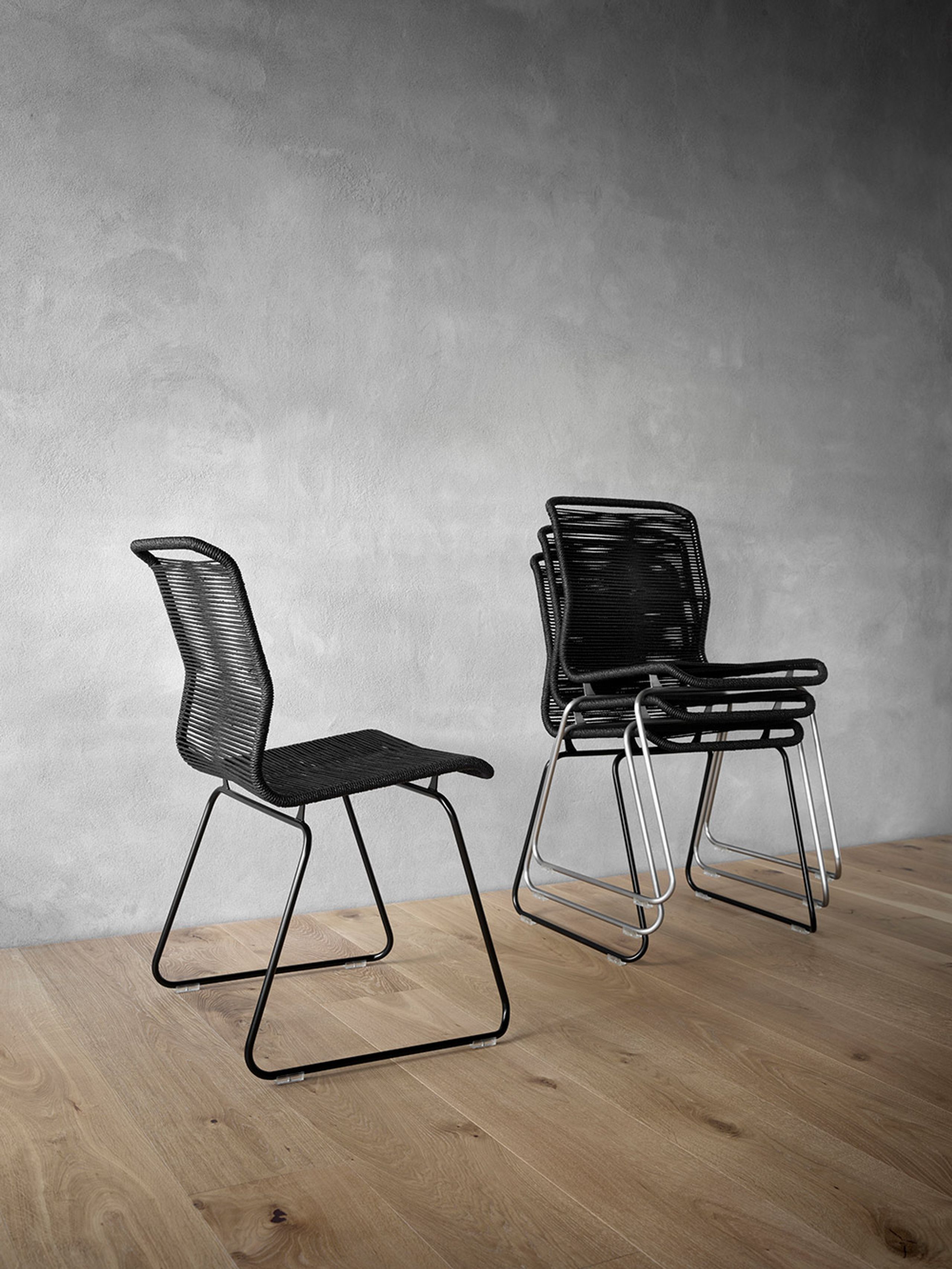 Montana - Dining chair - Panton One Dining Chair / Stainless Steel - Clark