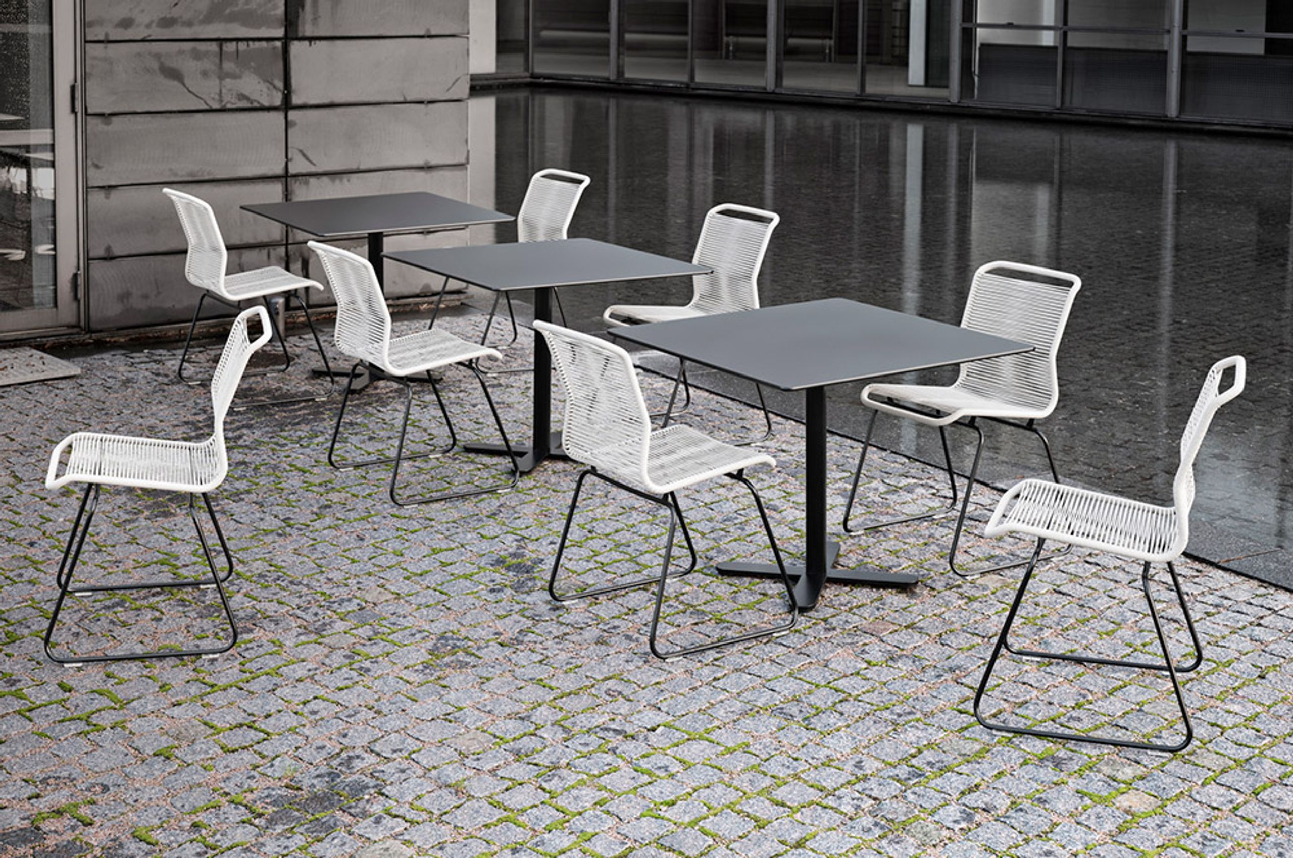 Montana - Dining chair - Panton One Dining Chair / Stainless Steel - Clark