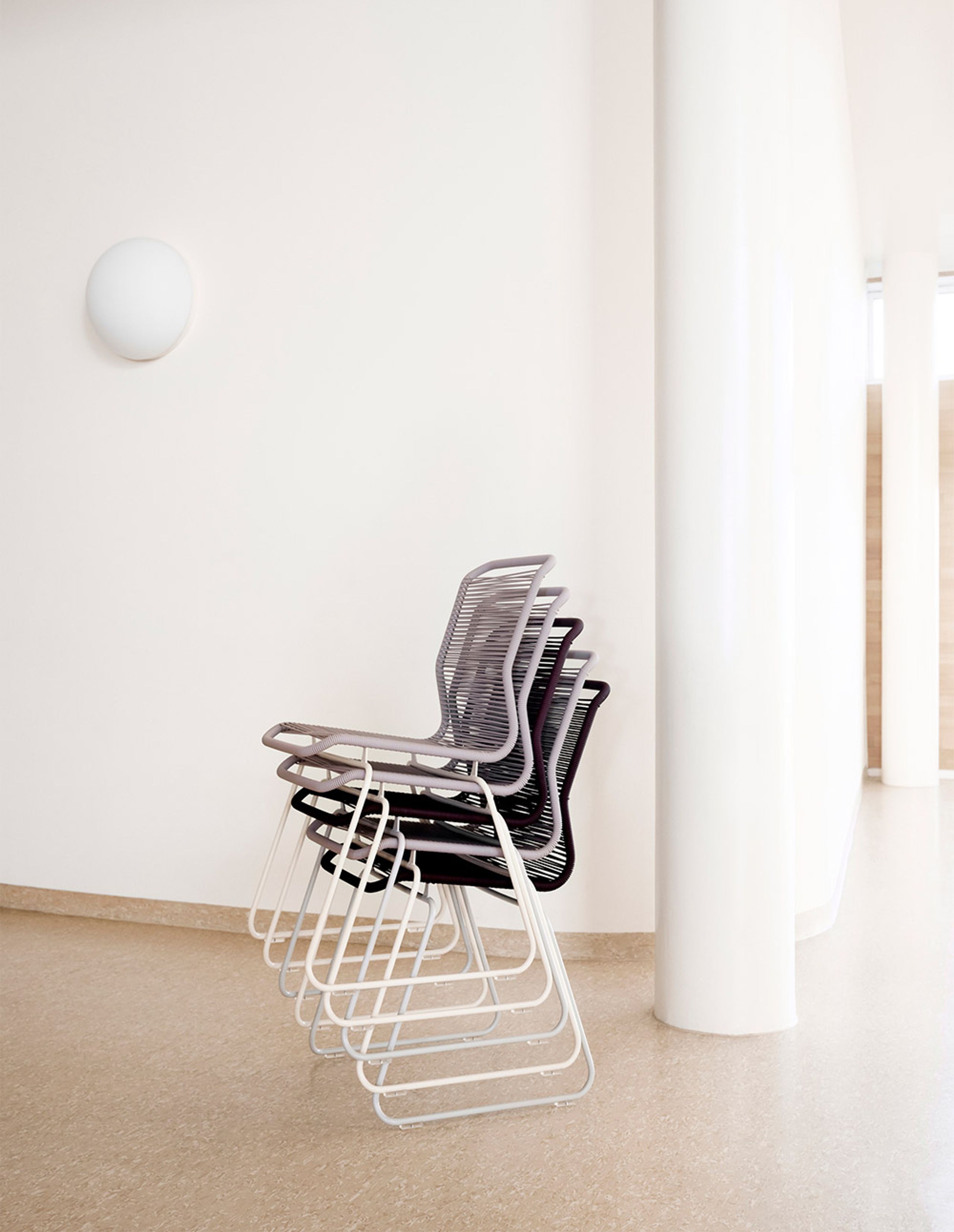 Montana - Dining chair - Panton One Dining Chair / Stainless Steel - Duke